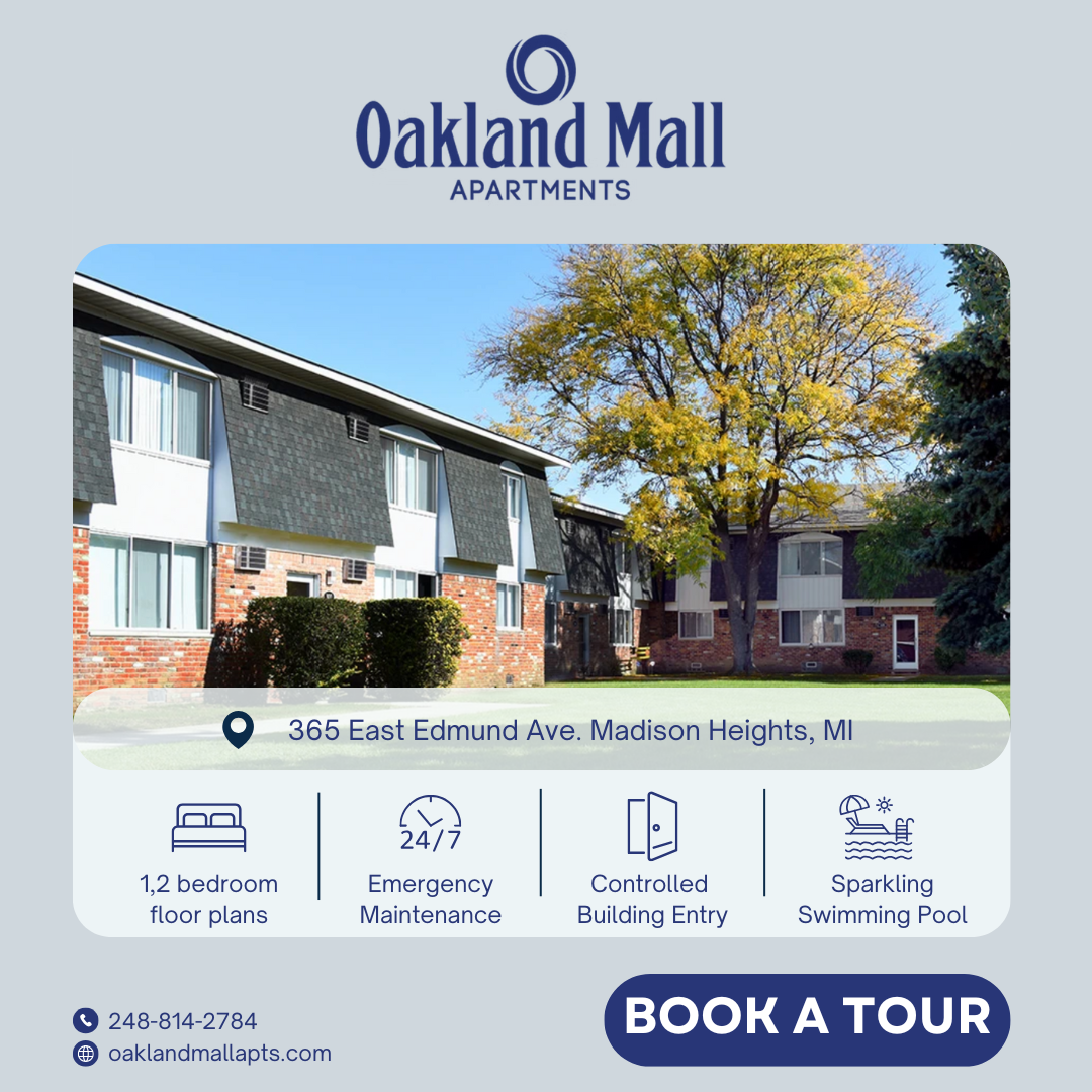 Oakland Mall Apartments Facebook ad: Apartments in Madison Heights, MI