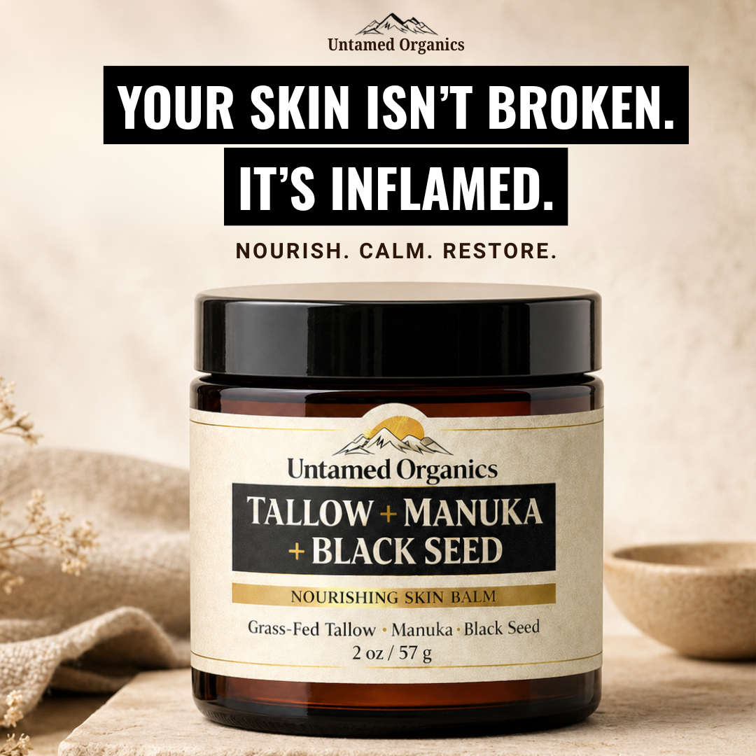 Untamed Organics Facebook ad from Jul 6, 2026