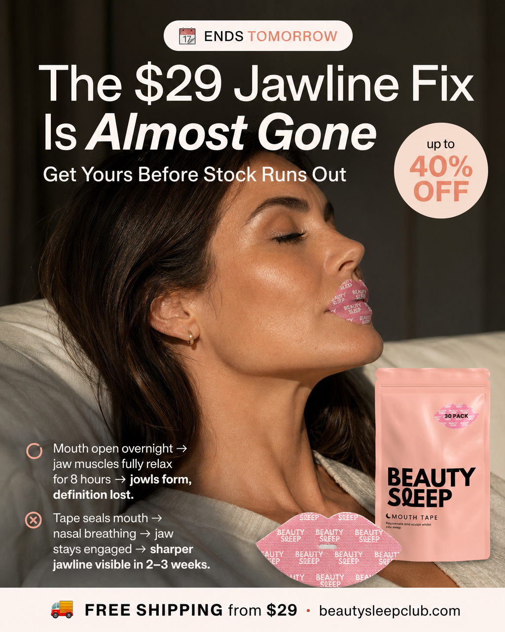 Beauty Sleep Facebook ad