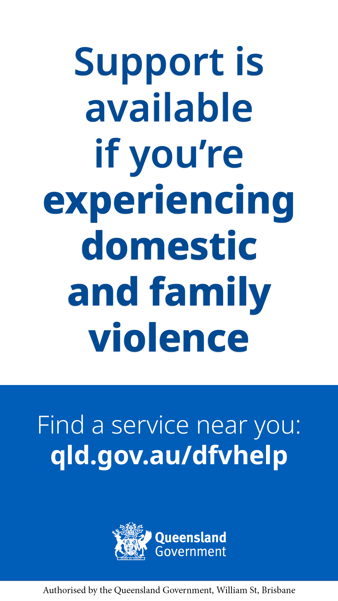 Domestic, Family and Sexual Violence Prevention Queensland Facebook ad from Dec 16, 2025