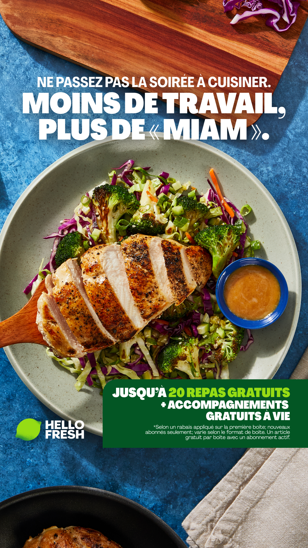 HelloFresh Facebook ad