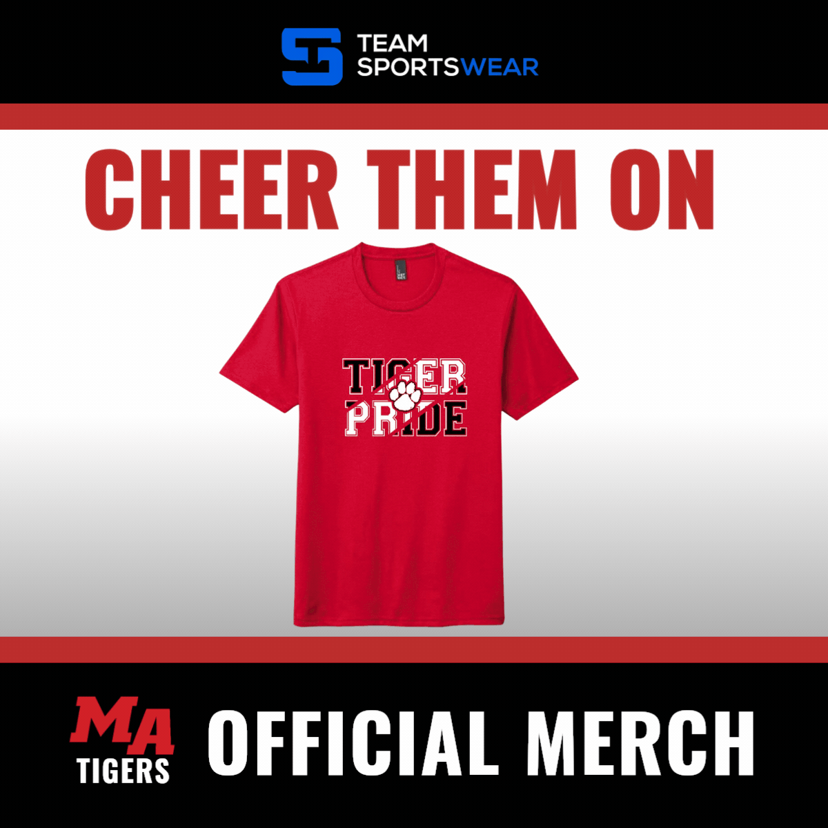 Team Sportswear, Inc. Facebook ad
