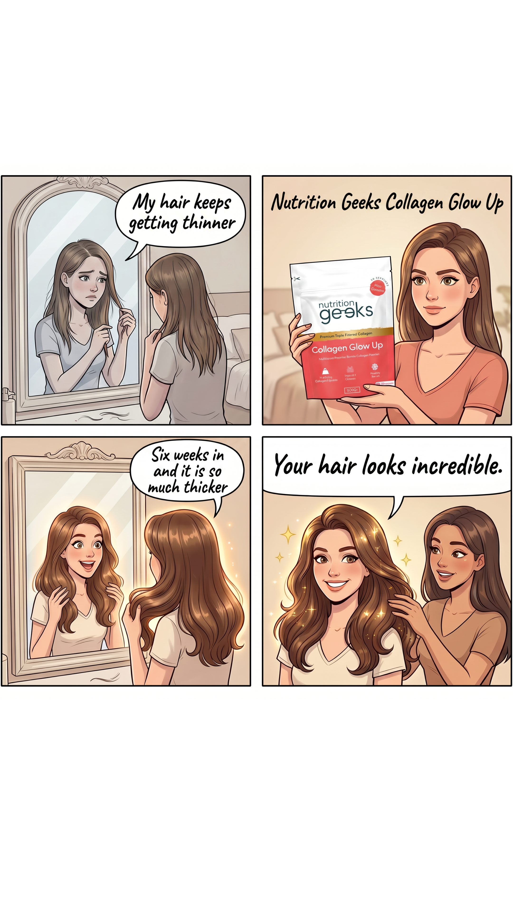Radiant Over 40 Facebook ad