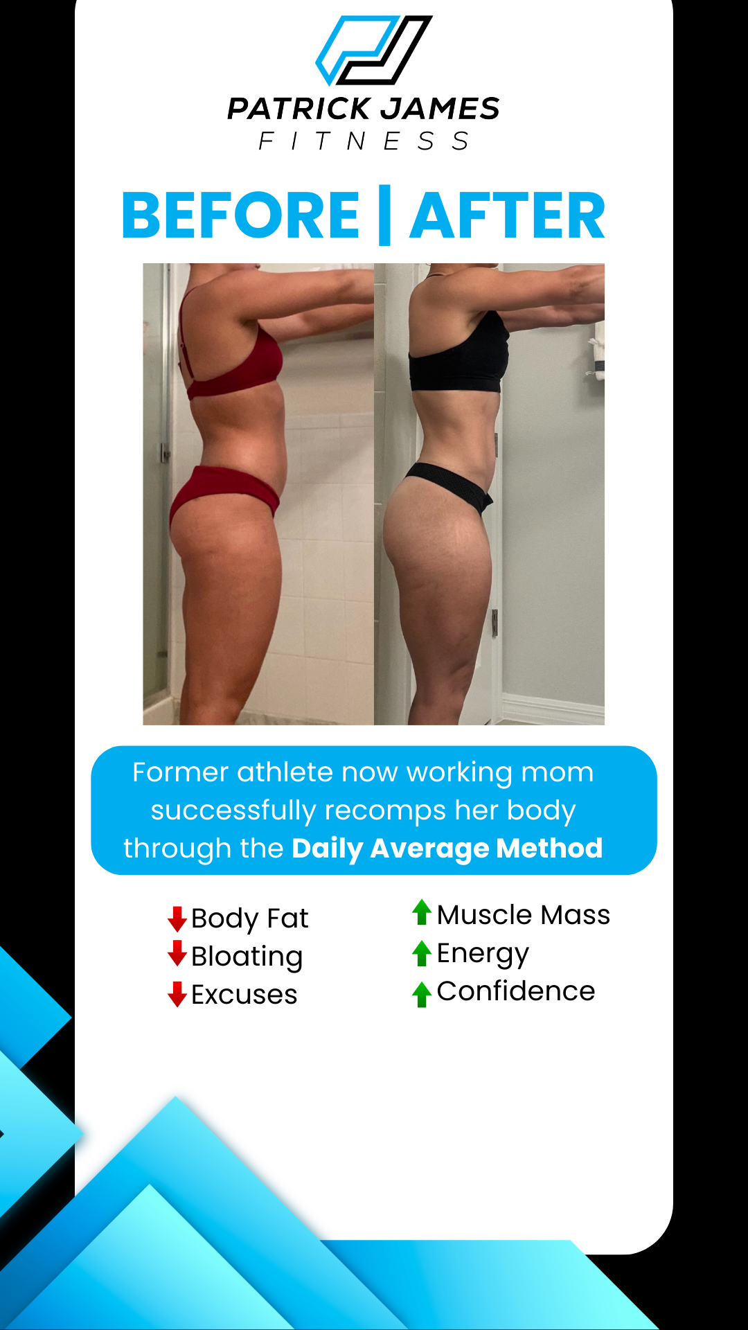 PJ Fitness - Online Coach Facebook ad: You’re not where you want to be physically…