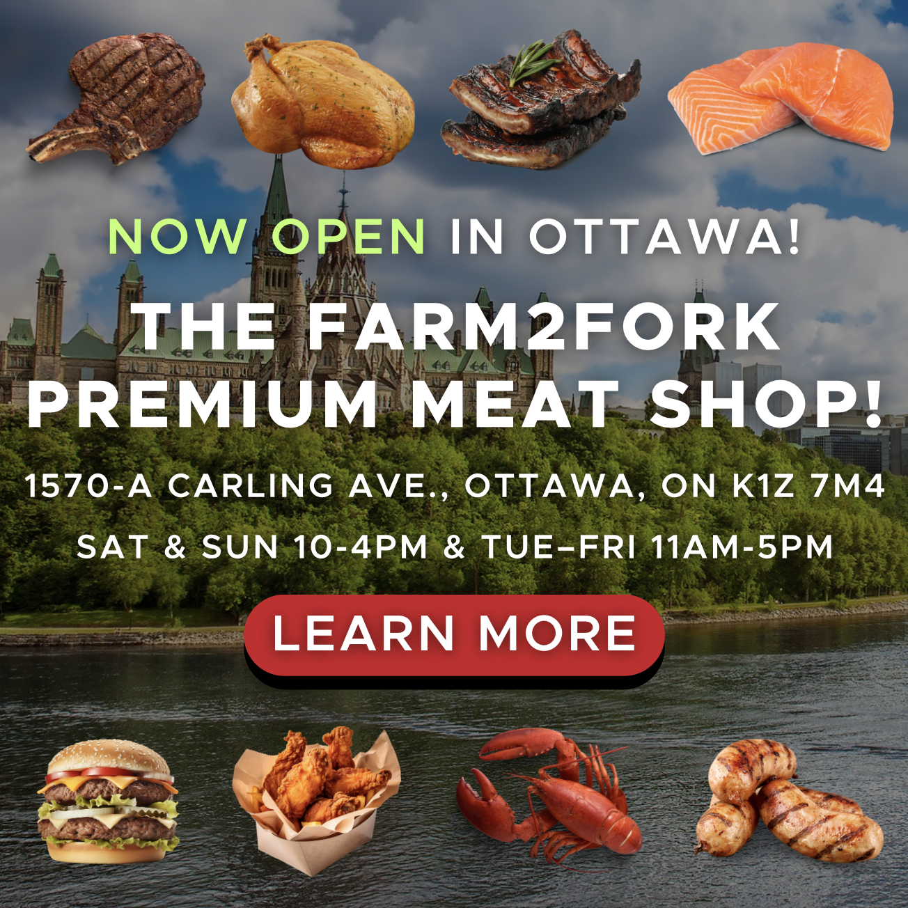 Farm 2 Fork Canada Facebook ad