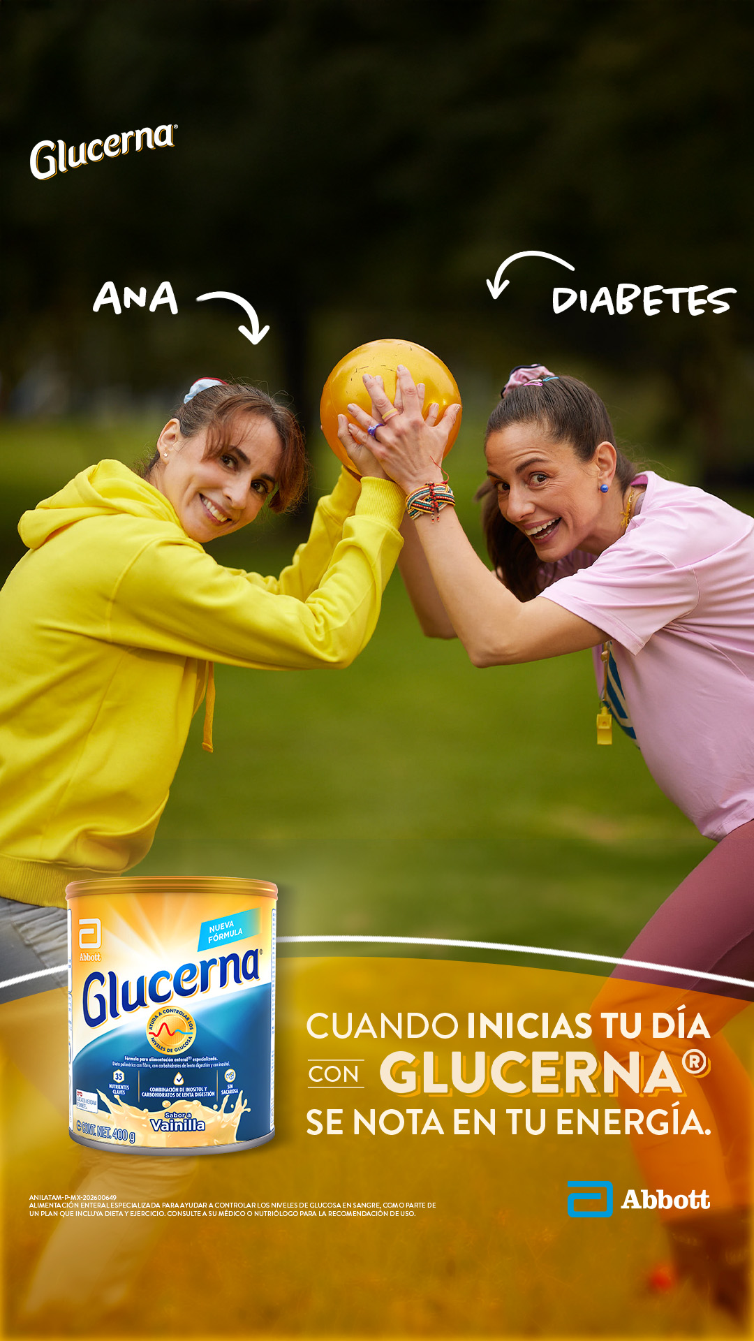 Glucerna Latinoamérica Facebook ad