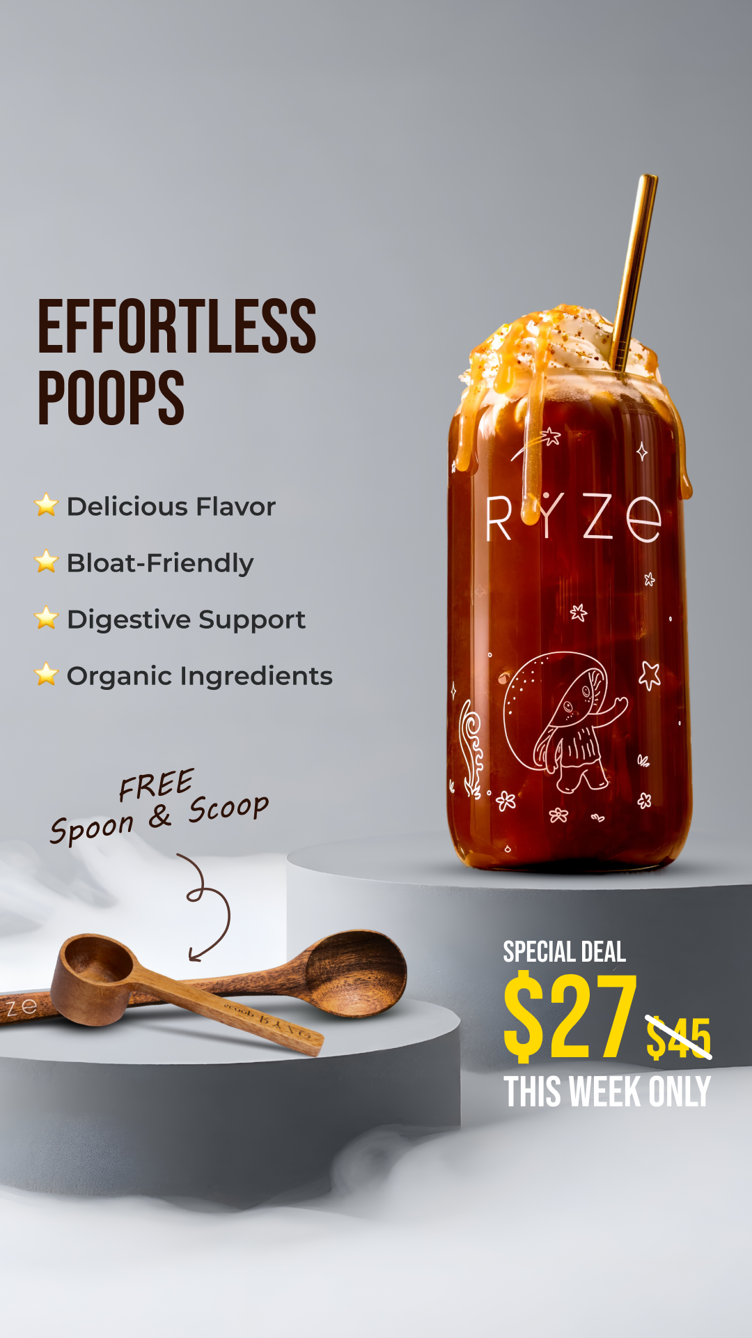 RYZE Superfoods Facebook ad