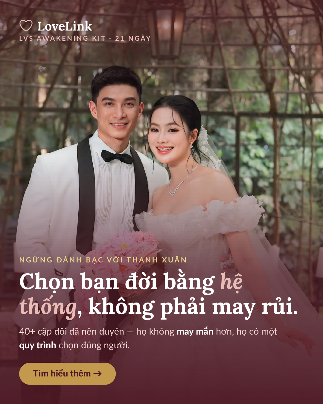 The Love Link Show Facebook ad: Chọn bạn đời bằng hệ thống, không phải bằng may rủi