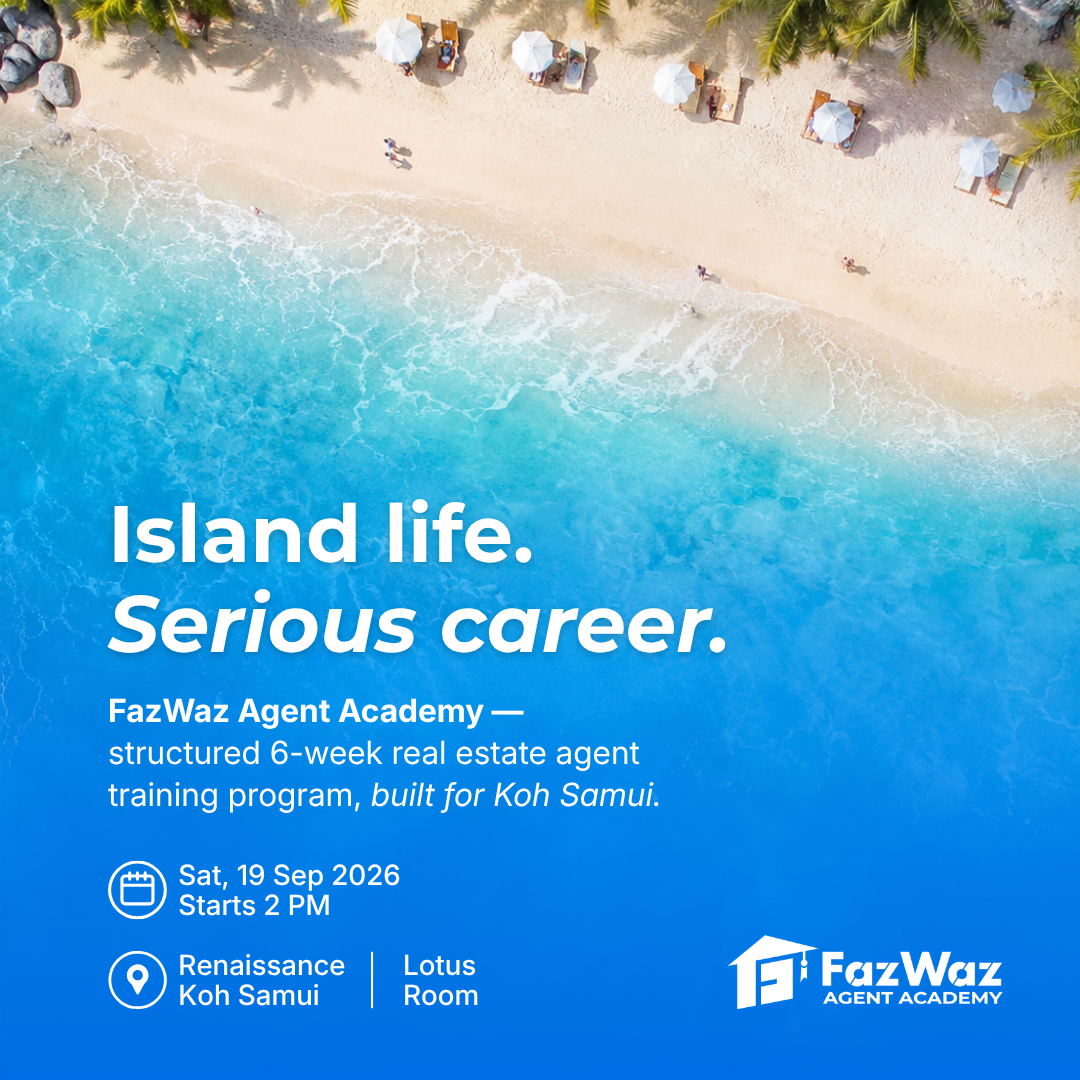 FazWaz Facebook ad: FazWaz Recruitment Event Koh Samui 2026