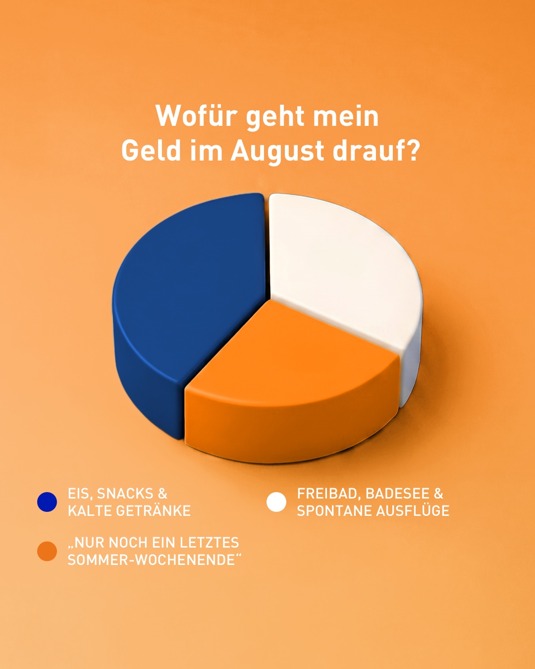 SPARDA-BANK AUSTRIA Facebook ad: Der Sommer ist fast vorbei.�Der Kontostand auch.