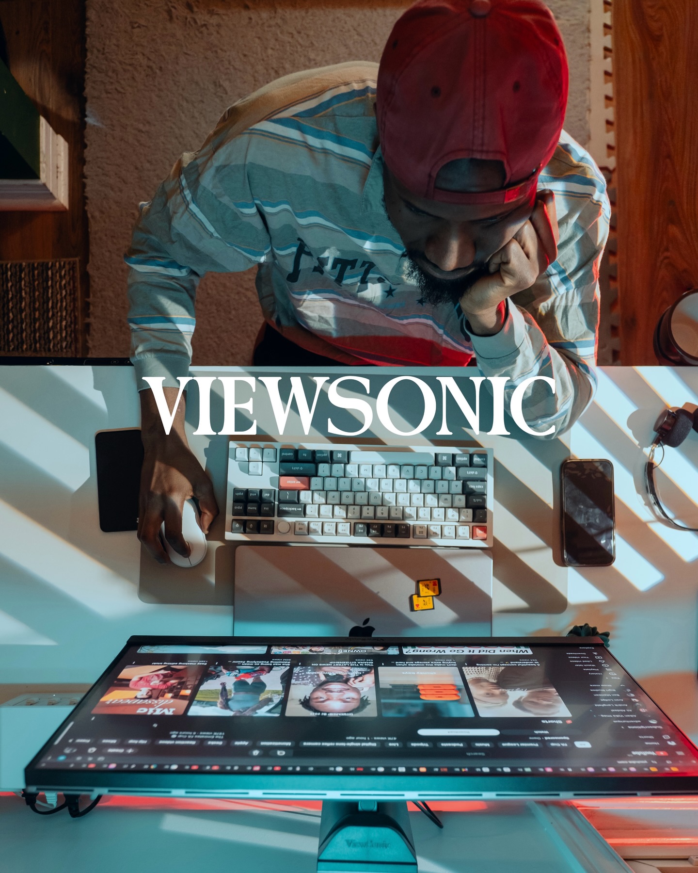 ViewSonic Facebook ad: Color decisions don’t happen in isolation, they happen…