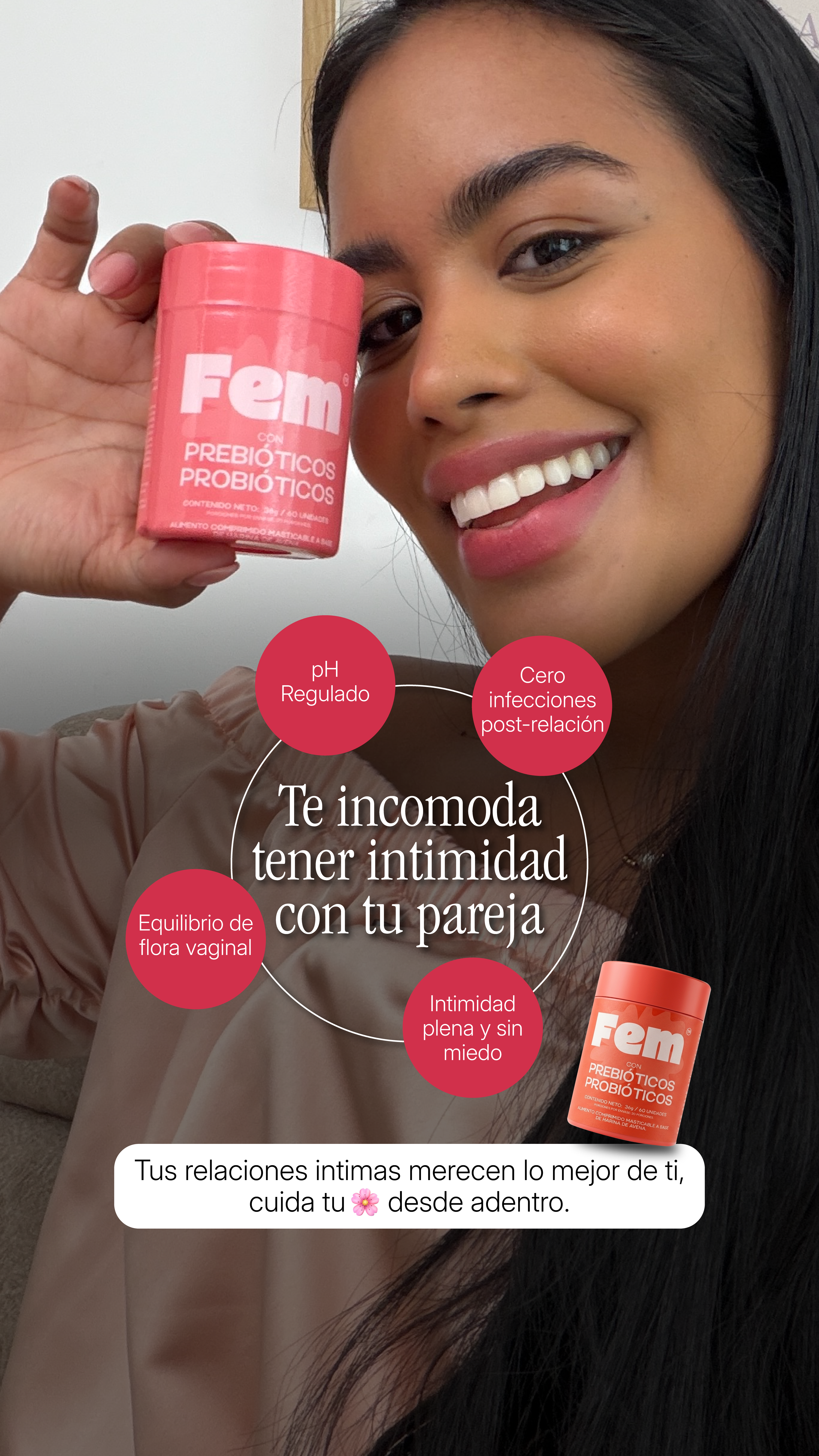 Fem Probiotics Facebook ad