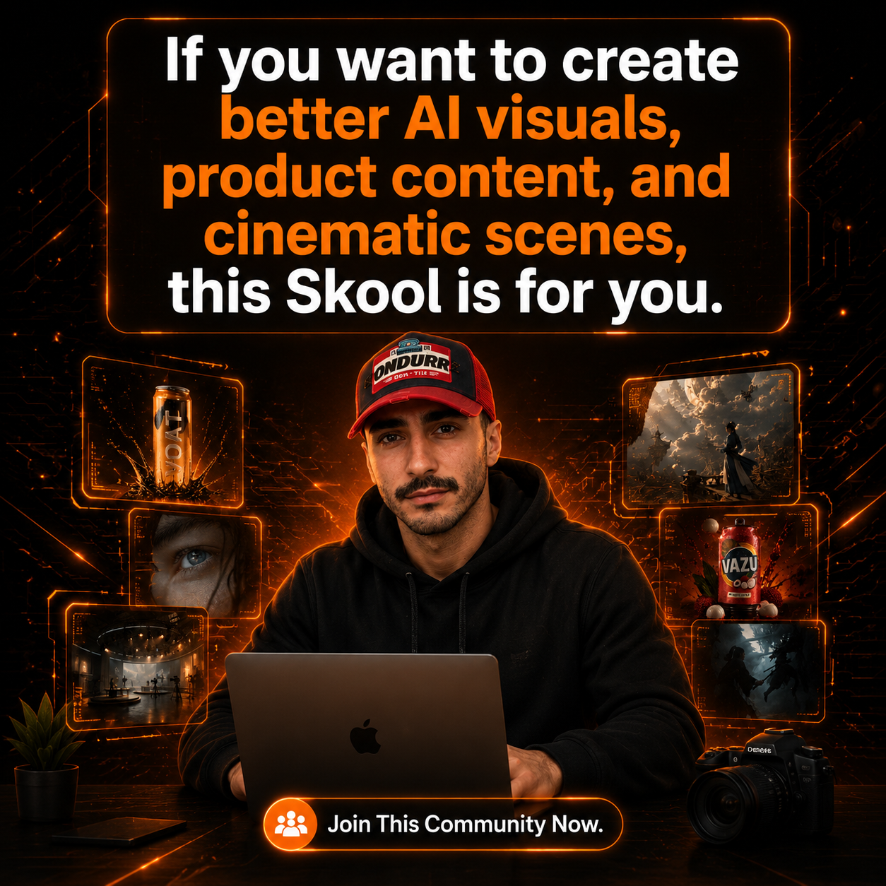 Skool Facebook ad