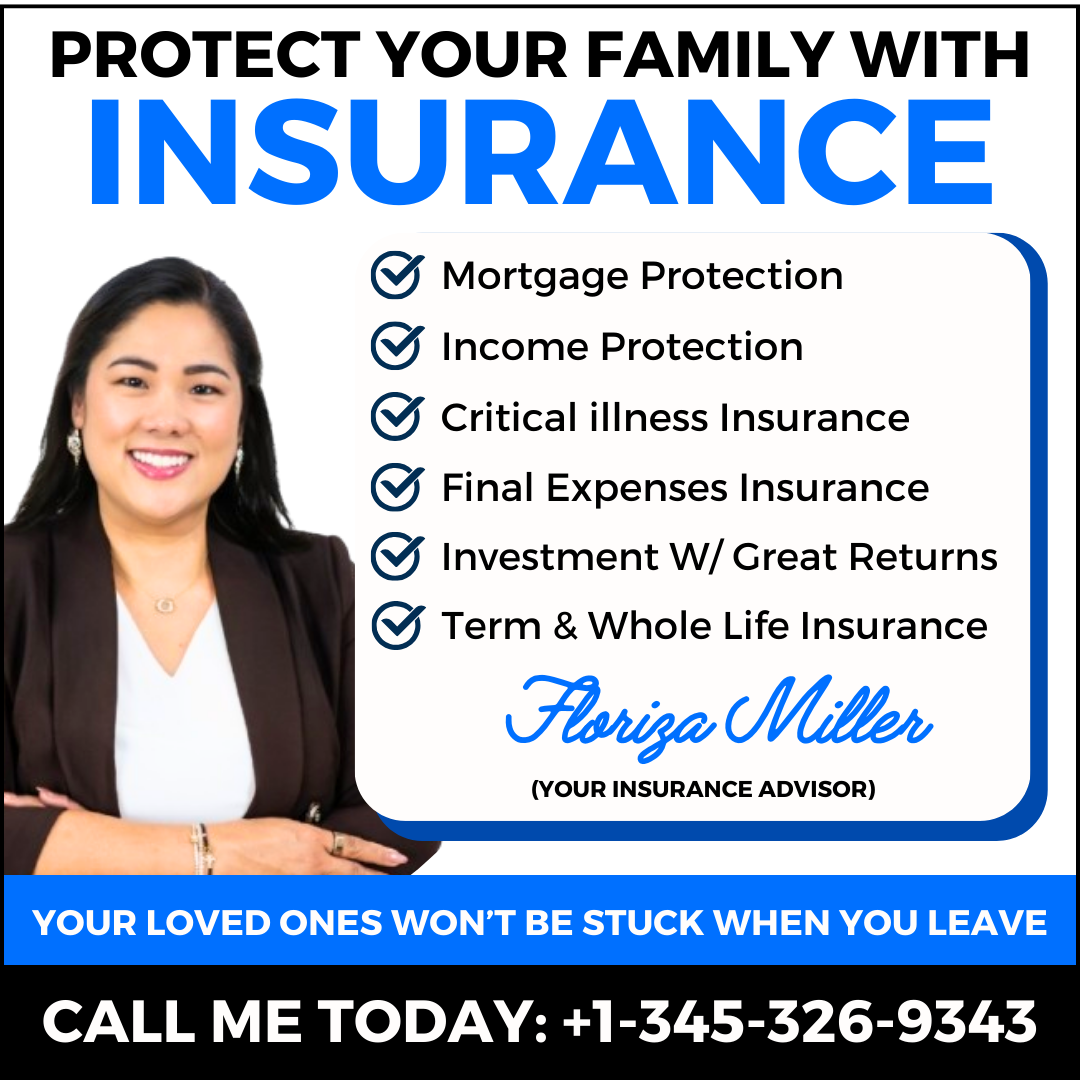 Floriza Miller - The Insurance advisor Facebook ad: Chat With Me Today!
