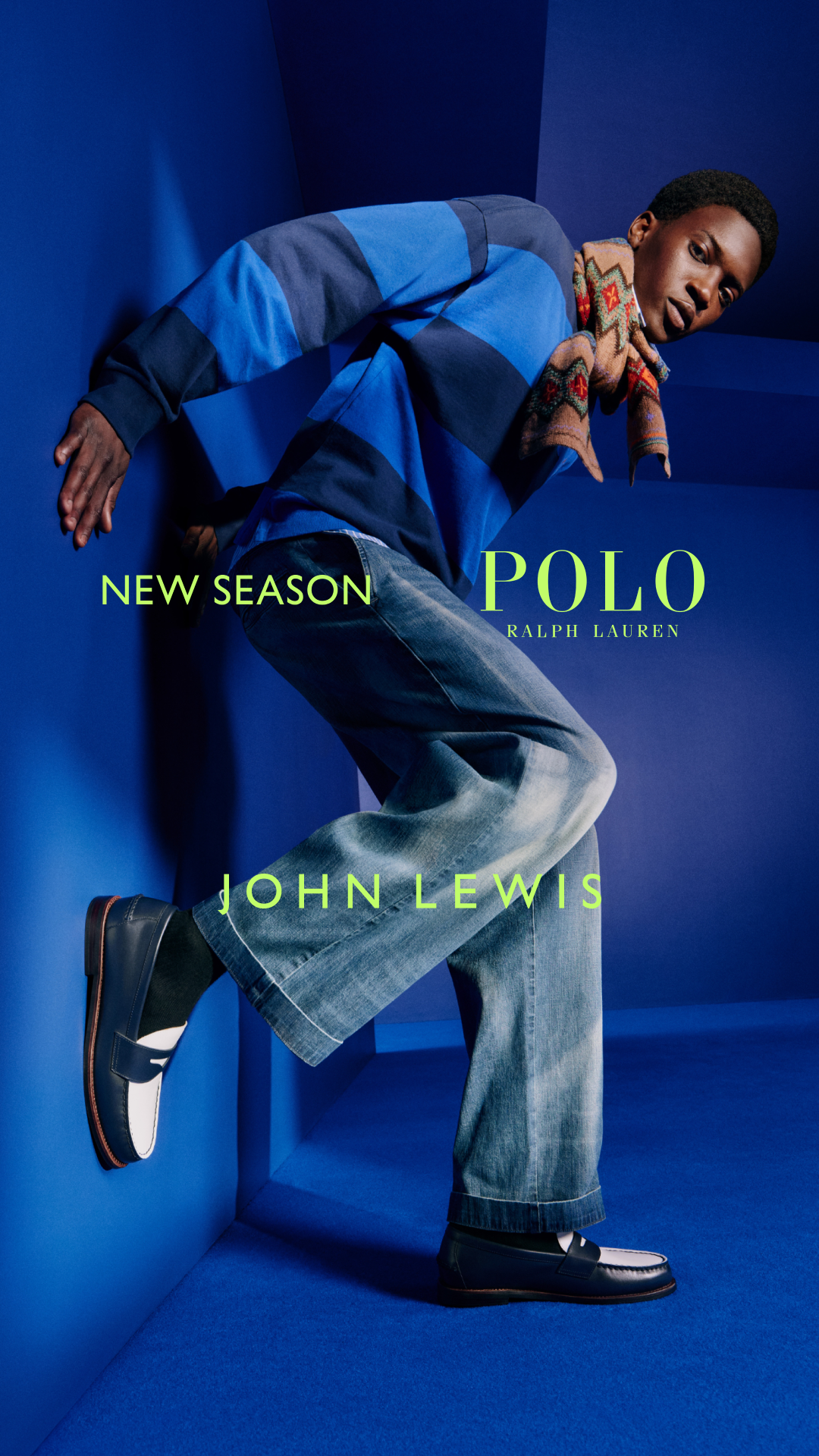 John Lewis & Partners Facebook ad: New season. Now here.
