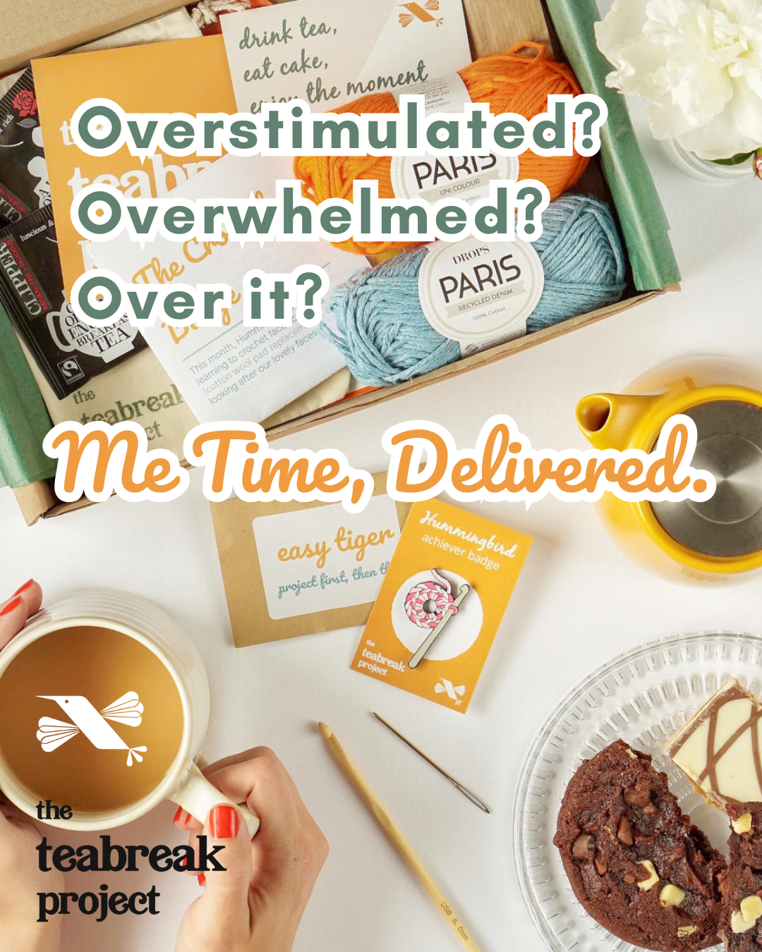The Teabreak Project Facebook ad: Your teabreak starts now