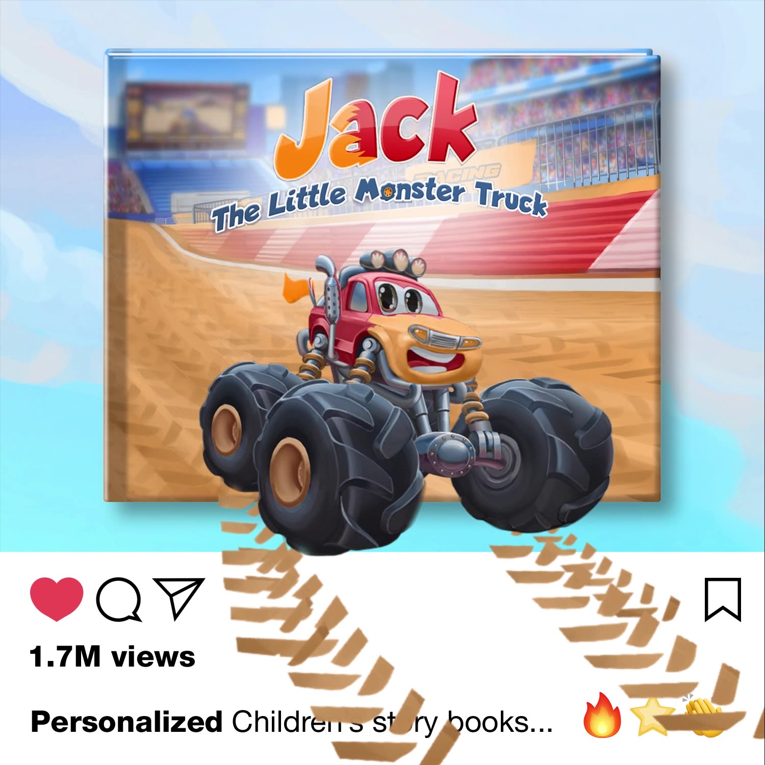 Story Bug Facebook ad: Personalised Children's Books