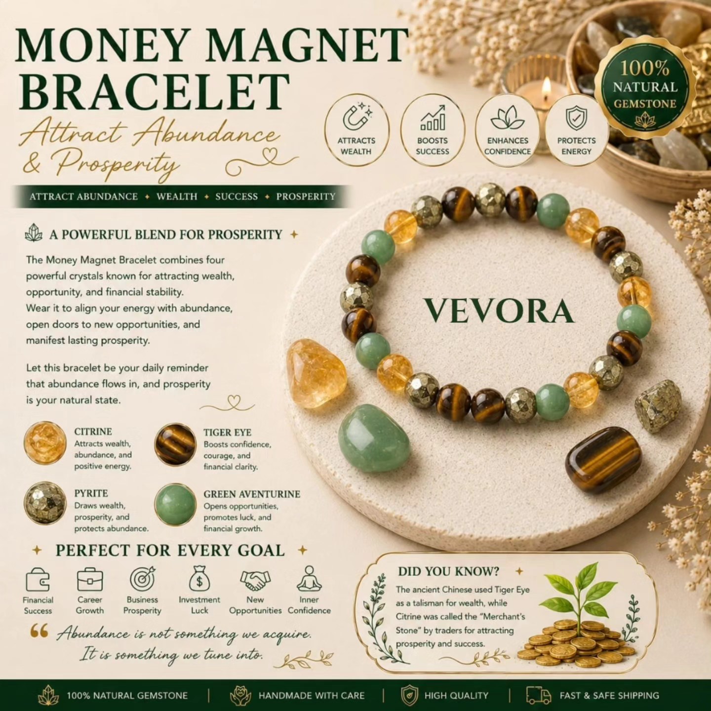 Vevora Facebook ad: Still working hard but money feels stuck?