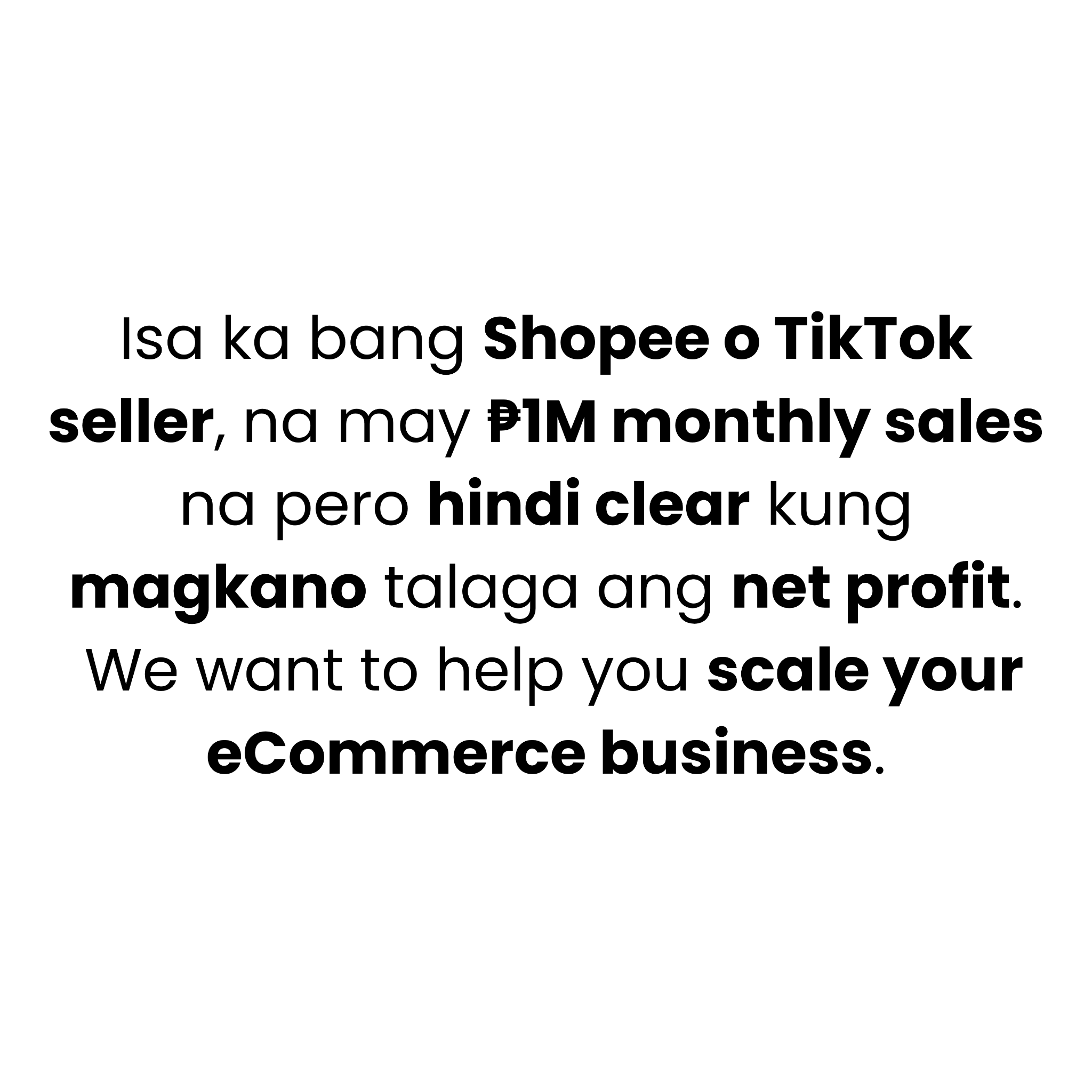 ECOM Accelerator Facebook ad