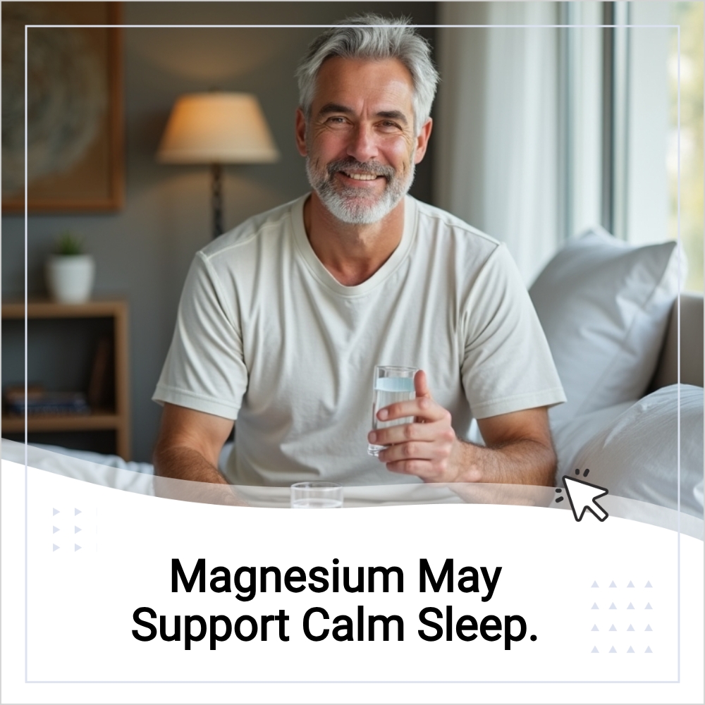 Vault Ideas Alpha Facebook ad: Magnesium For Sleep In Seniors.
