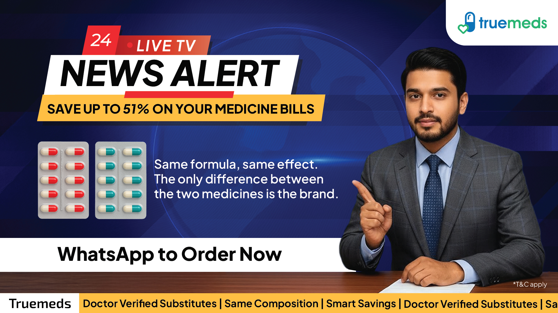 Truemeds Facebook ad