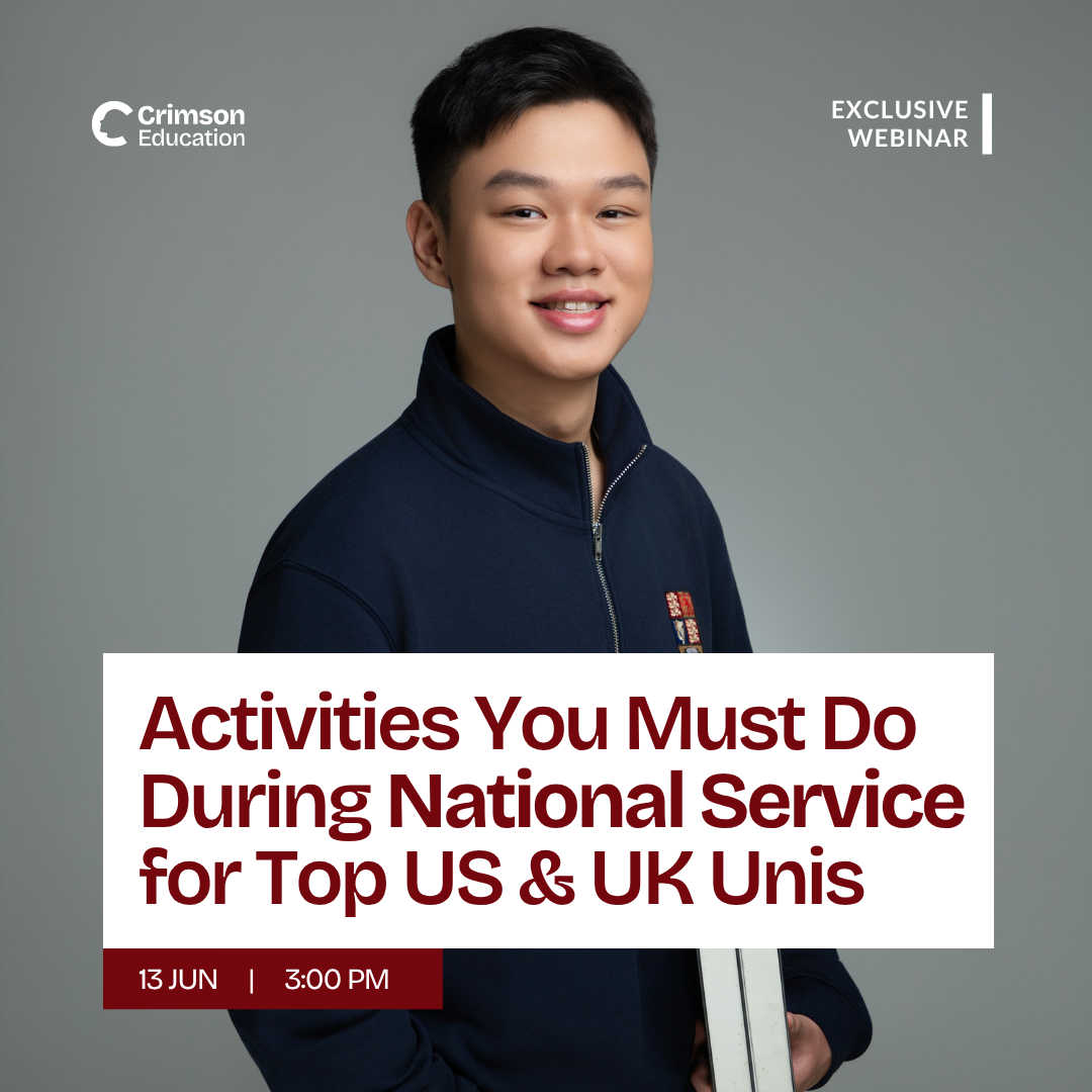 Crimson Education Facebook ad