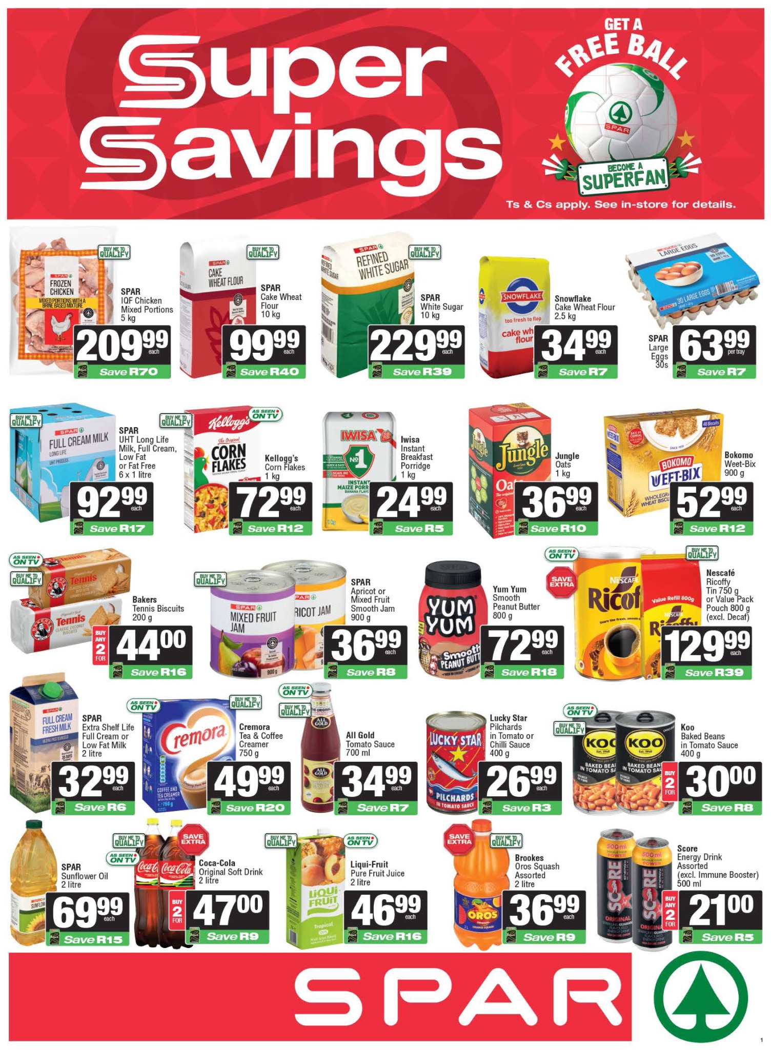 Guzzle Catalogue Specials Facebook ad: SPAR & SUPERSPAR Western Cape: Super Savings (25…