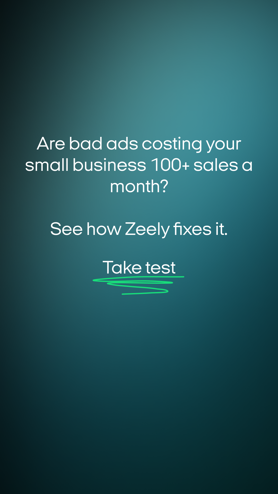 Zeely Facebook ad