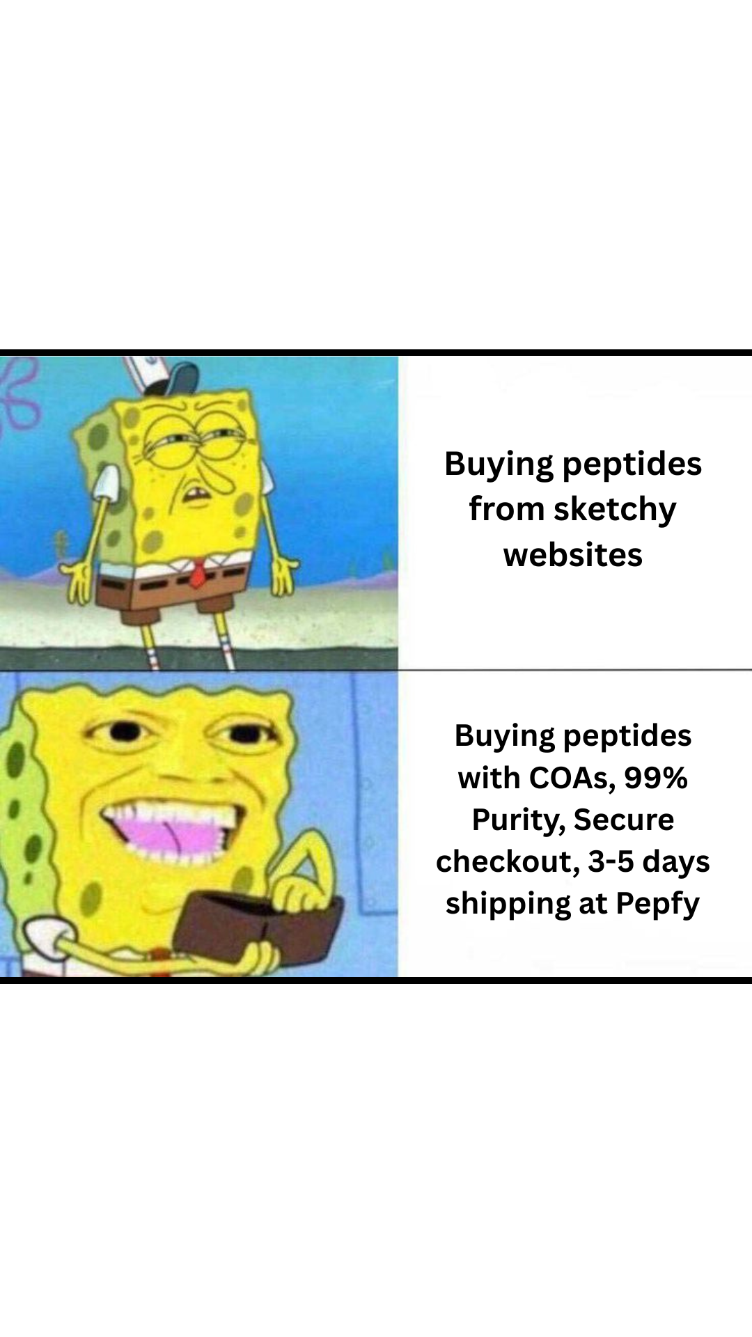 Pepfy Science Facebook ad: Get up to 30% OFF + 3-5 Days Free Shipping