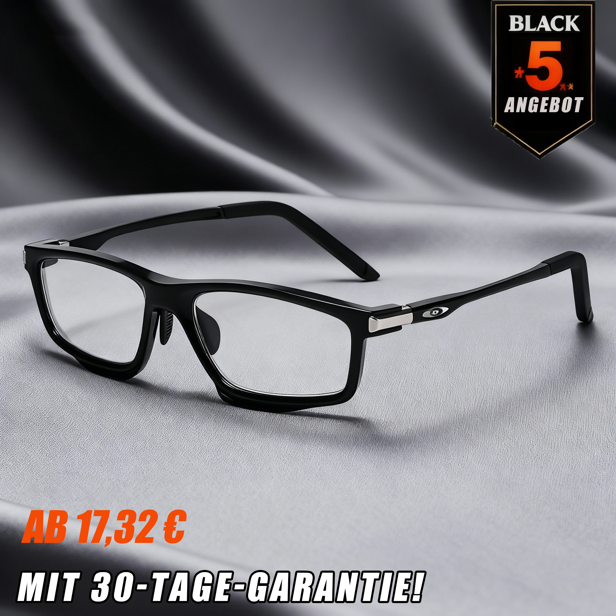 Manlykicks Germany Facebook ad: Nie wieder ständig die Brille wechseln!