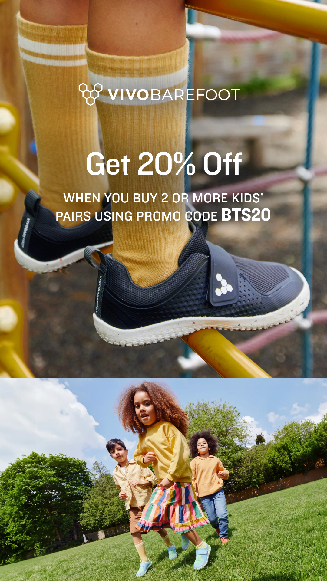 Vivobarefoot Facebook ad