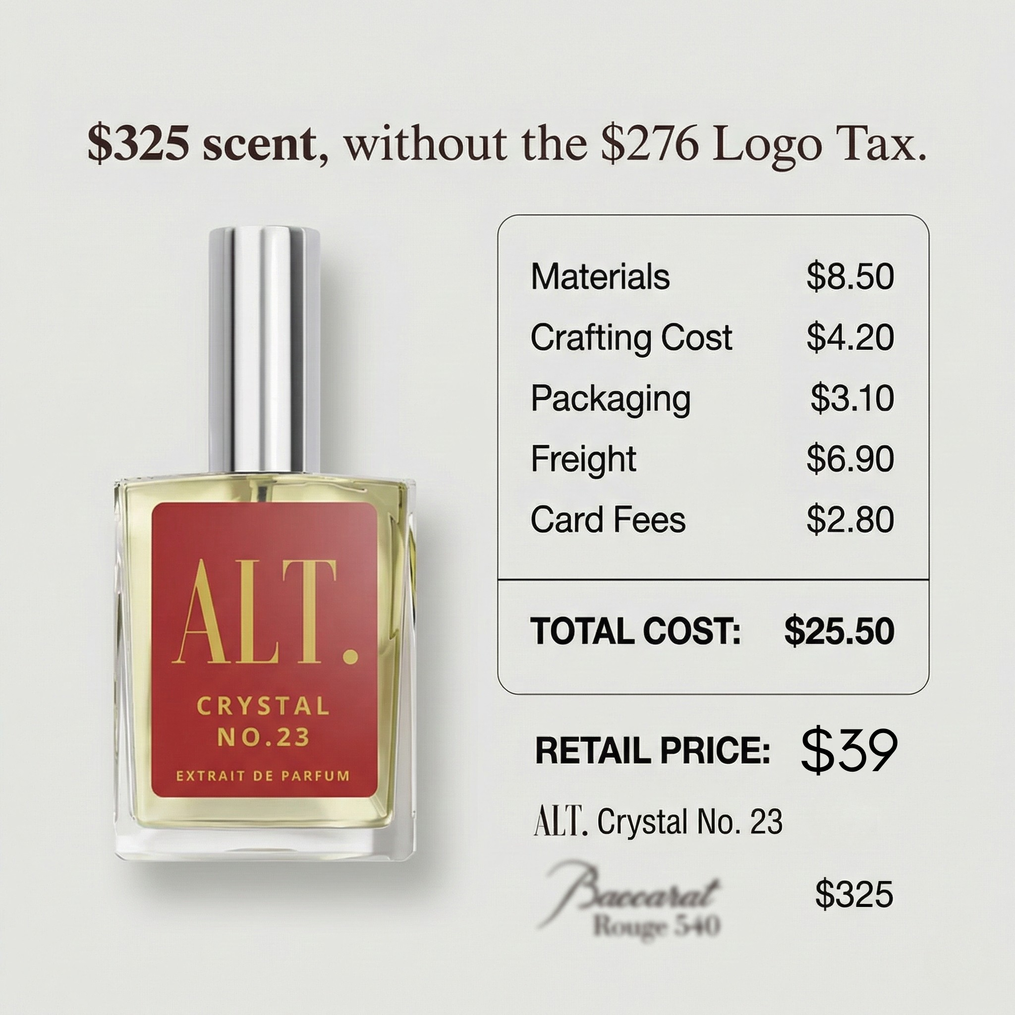 ALT. Fragrances Facebook ad