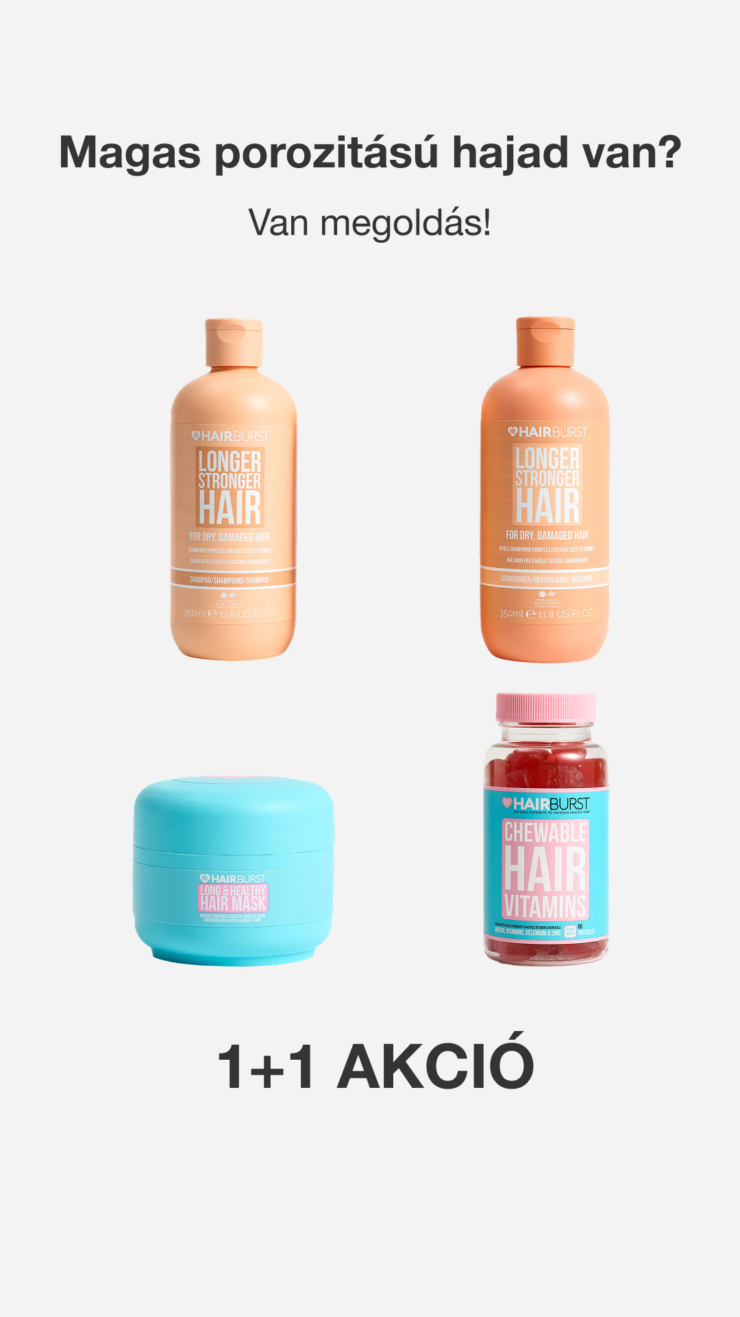 Hairburst Hungary Facebook ad