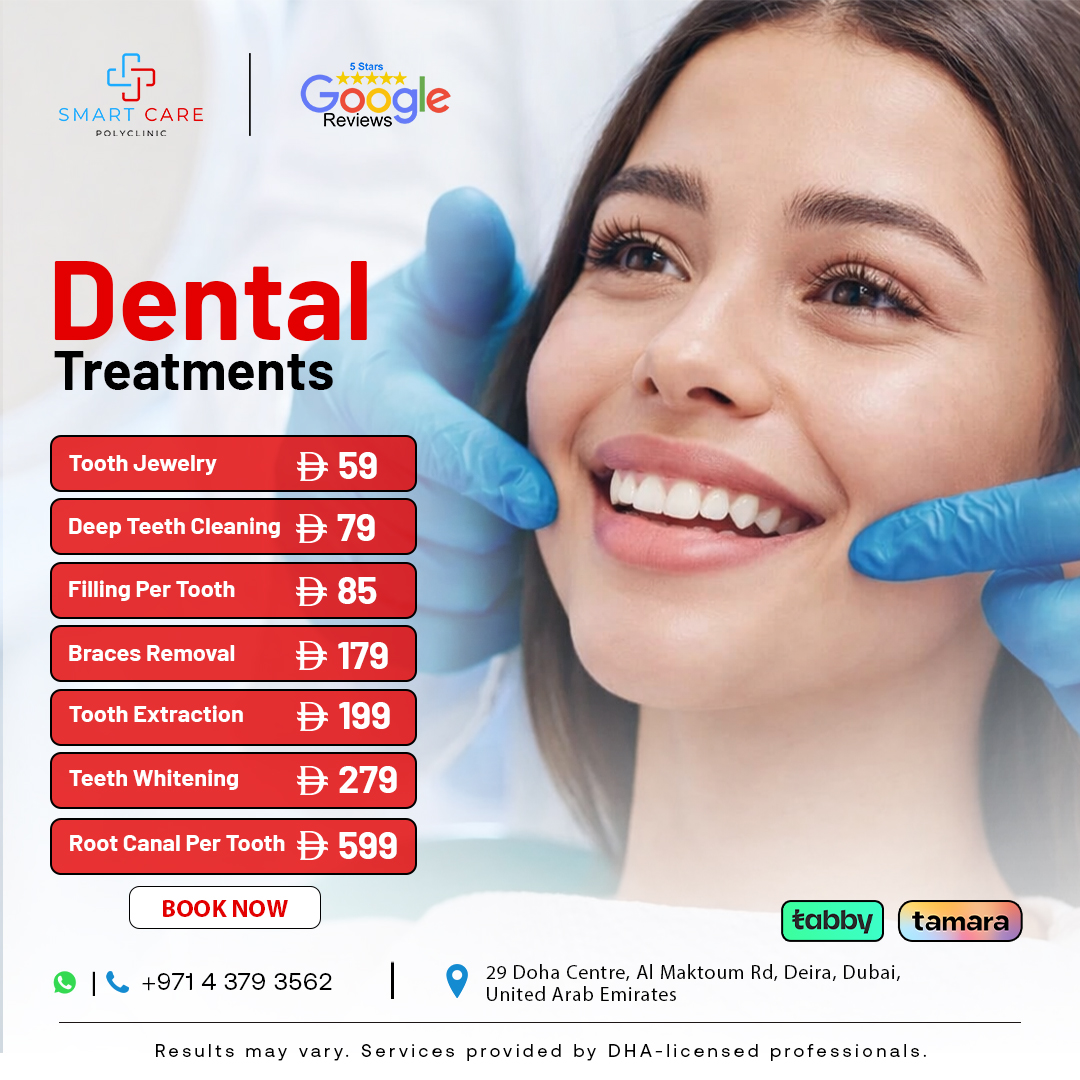 Smart Care Polyclinic Facebook ad: Your Perfect Smile Starts Here