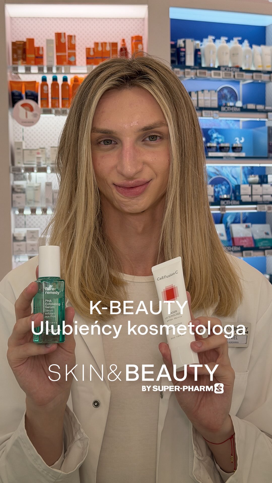 Skin & Beauty by Super-Pharm Facebook ad: Wracamy z ulubieńcami naszego kosmetologa Daniela!