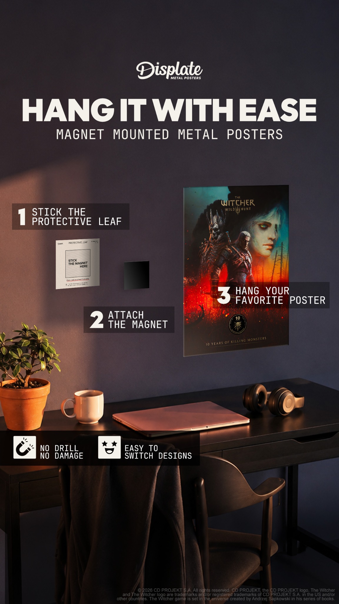 Displate Facebook ad