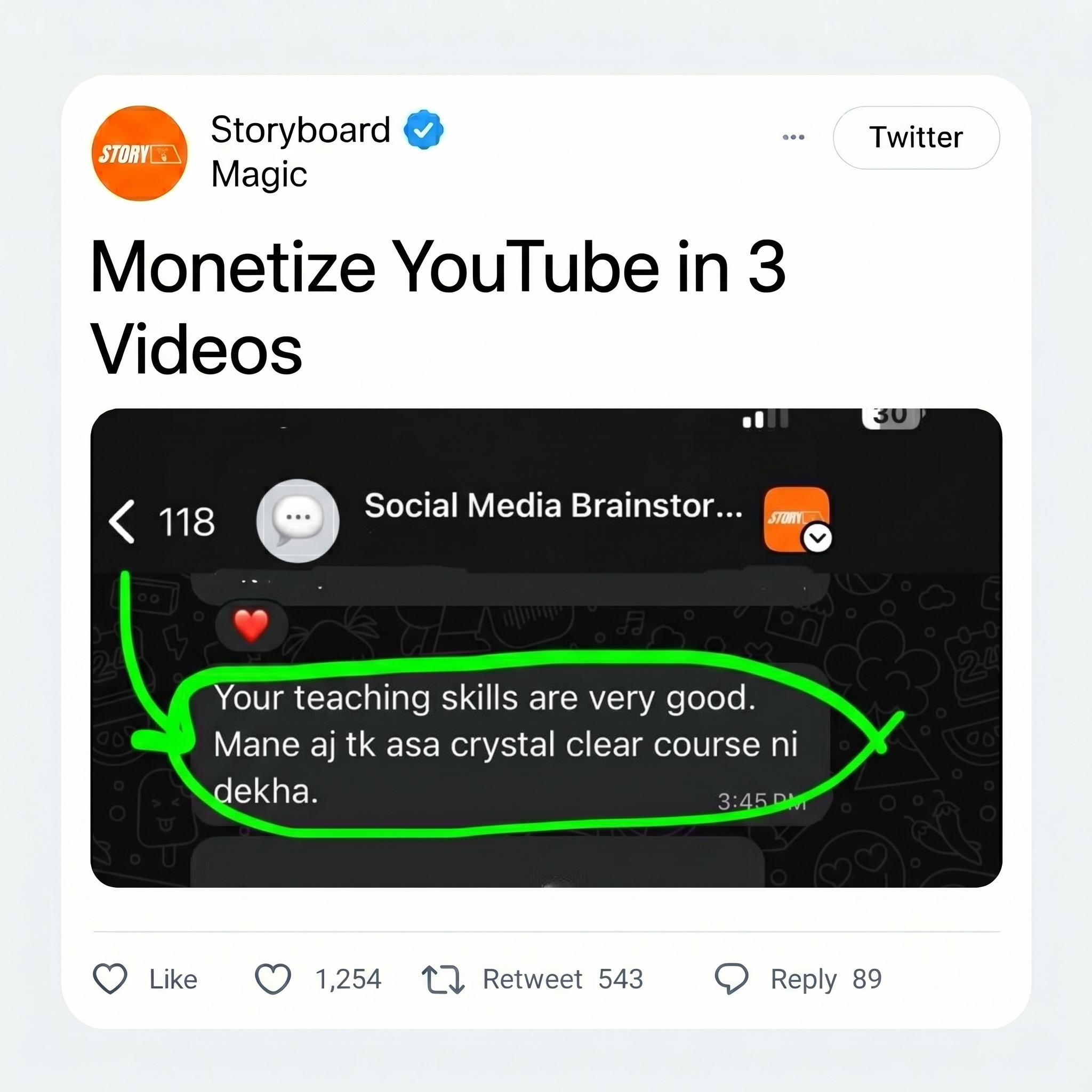 Storyboard Magic  Facebook ad
