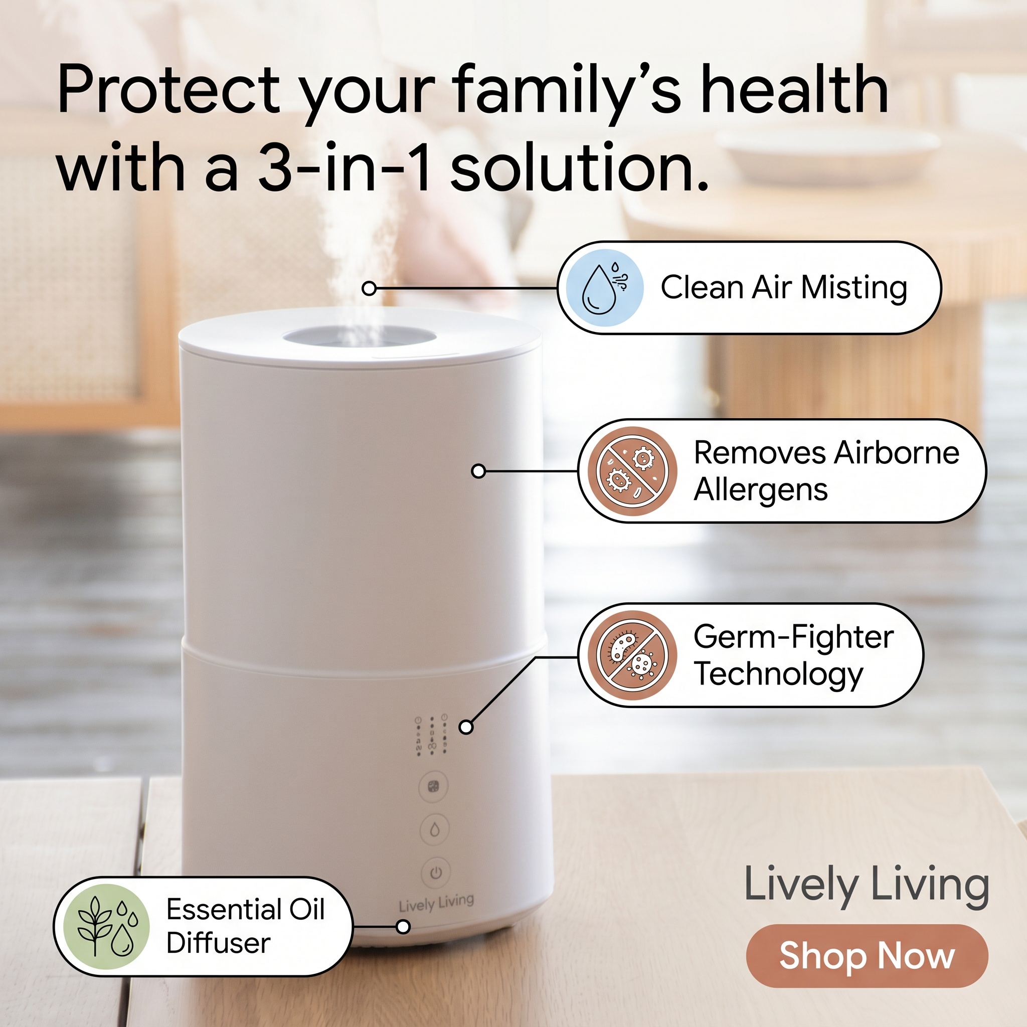 Lively Living Facebook ad