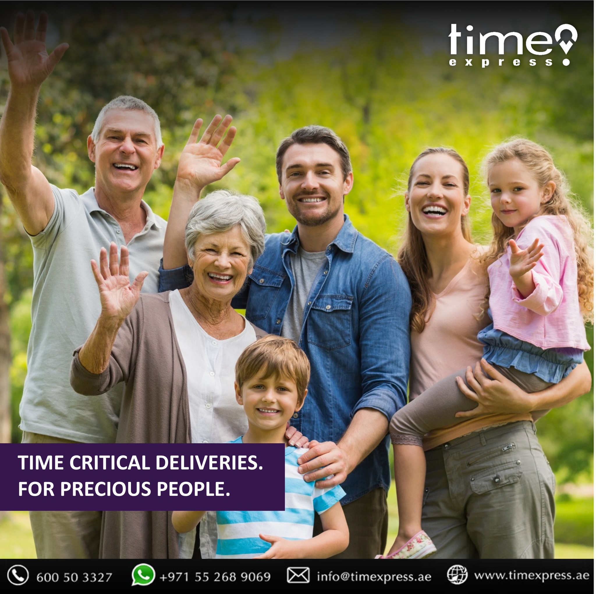 Time Express Parcels LLC Facebook ad