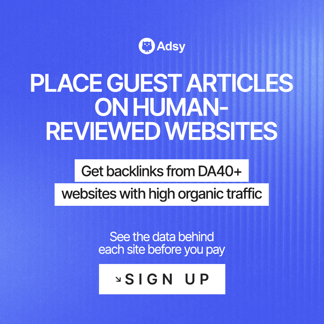 ADSY Content Marketing Platform Facebook ad