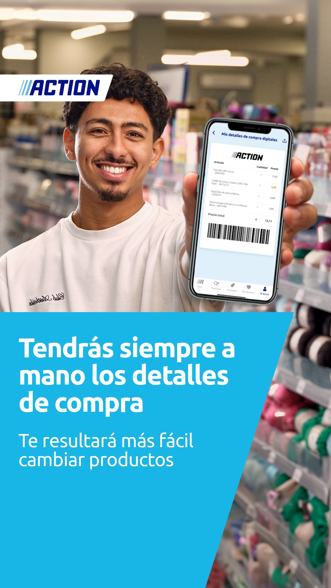 Action Facebook ad