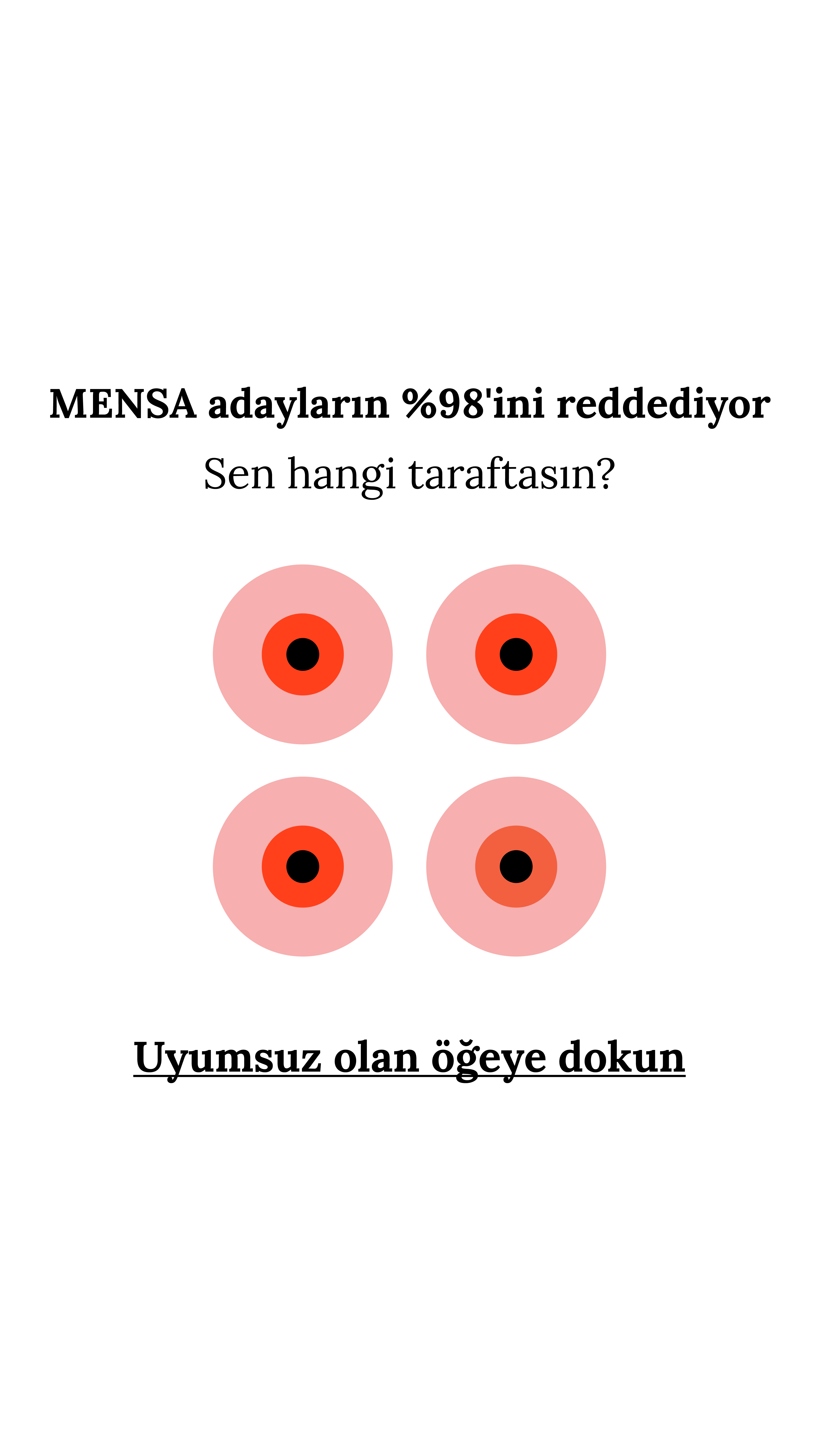 International Brain Test Facebook ad
