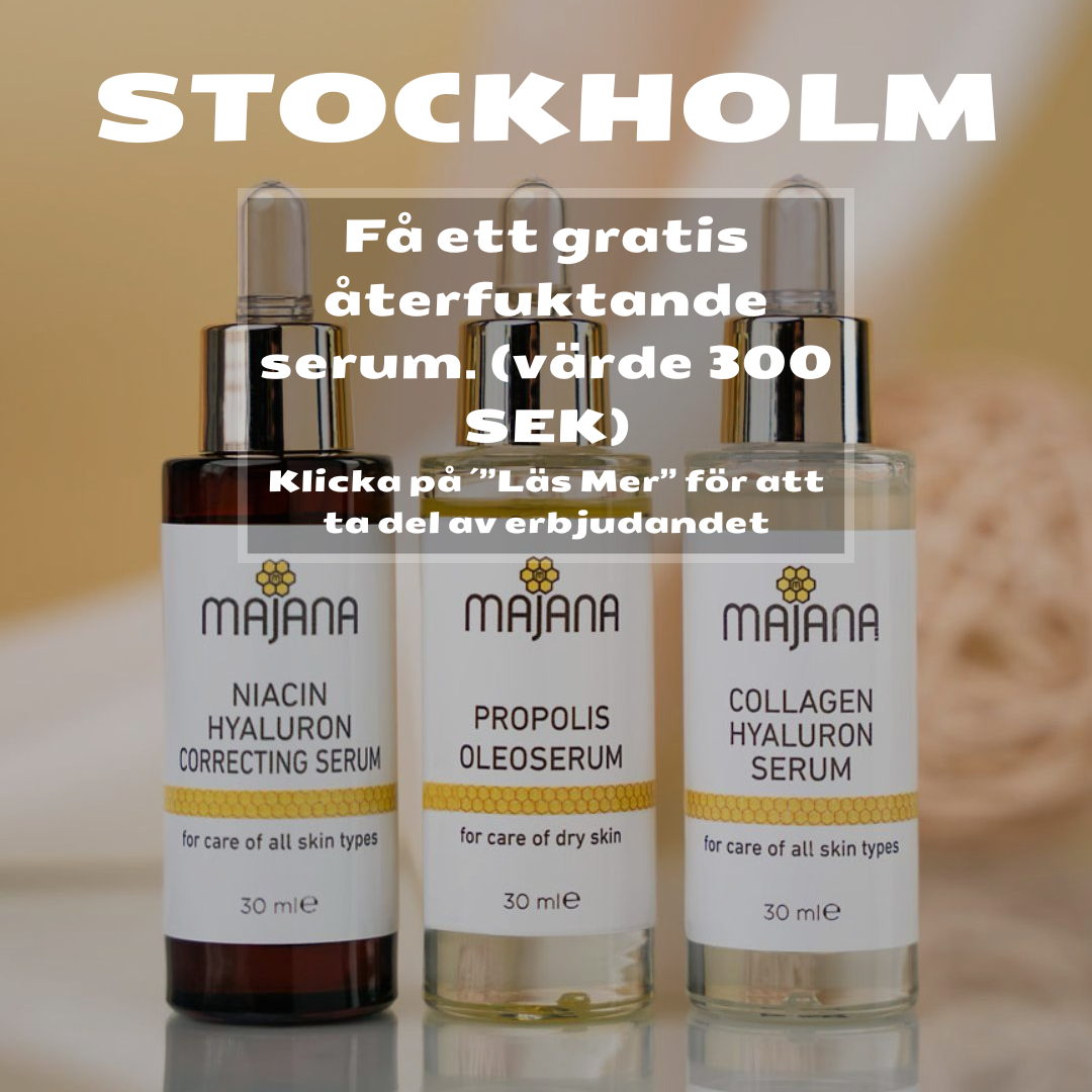 Majana Facebook ad: Beetox Lift Facial i Stockholm + gratis serum (värde 300 kr)