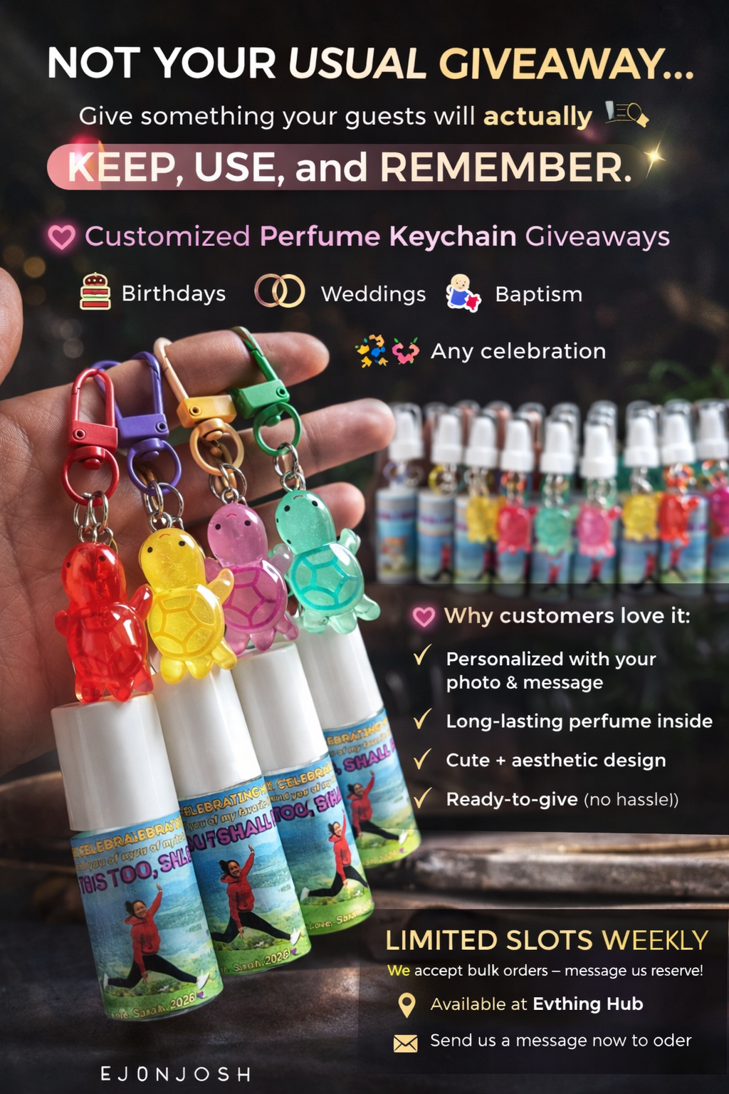 Ejonjosh Perfume Shop Facebook ad: Chat in Messenger