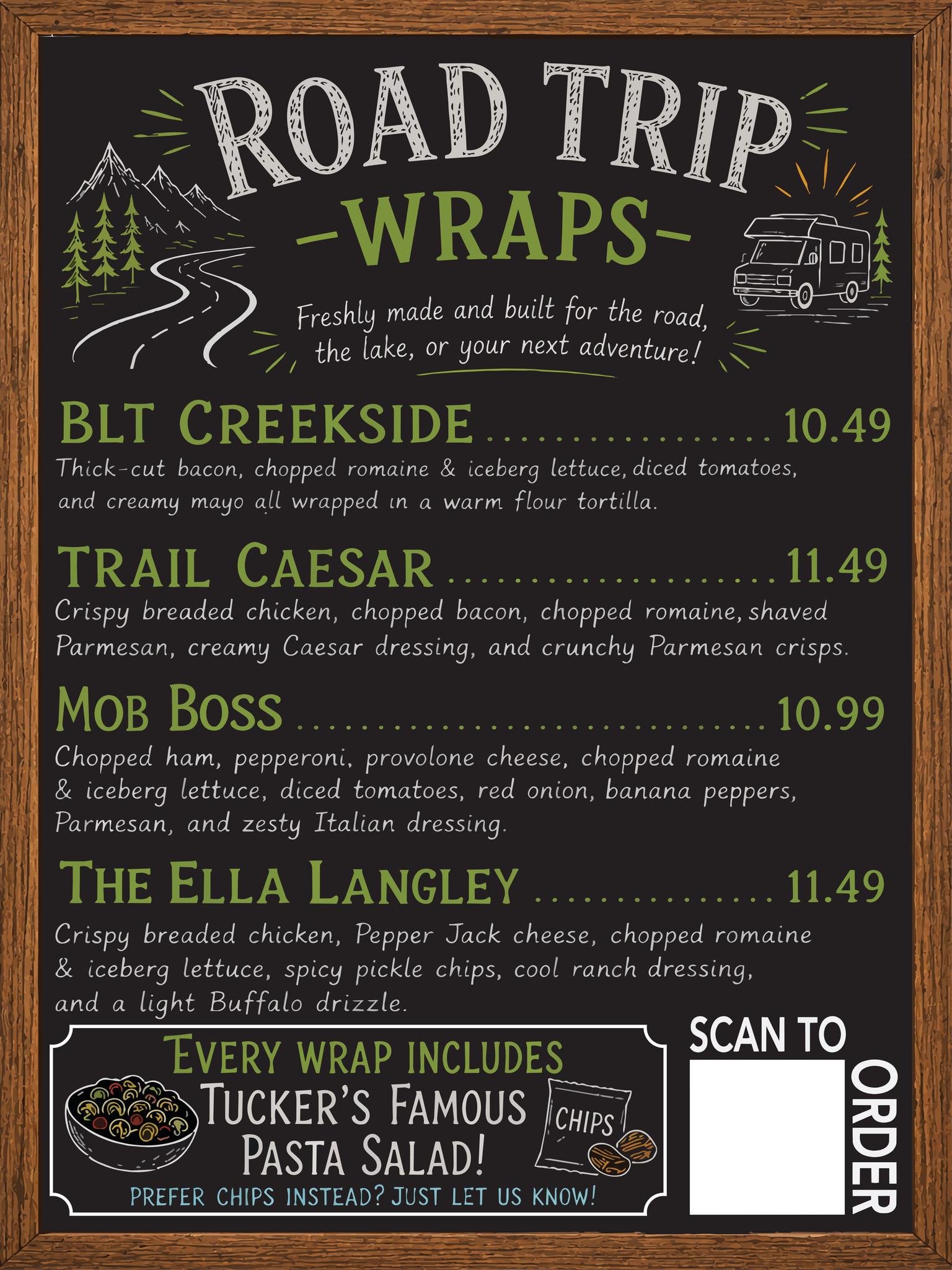 Creekside Coffee & Co Facebook ad: LUNCH HAS ARRIVED!