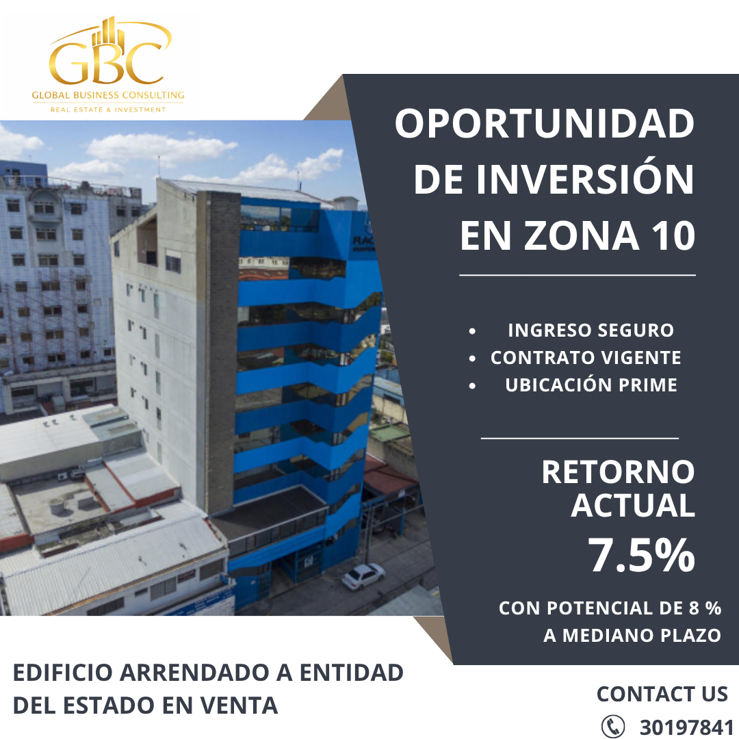 Inmobiliaria GBC Facebook ad: EDIFICIO EN VENTA Z. 10