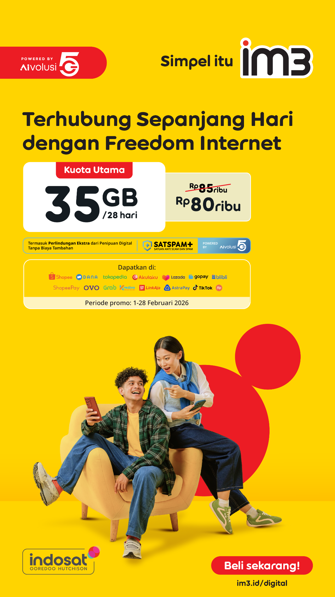 Indosat IM3 Facebook ad