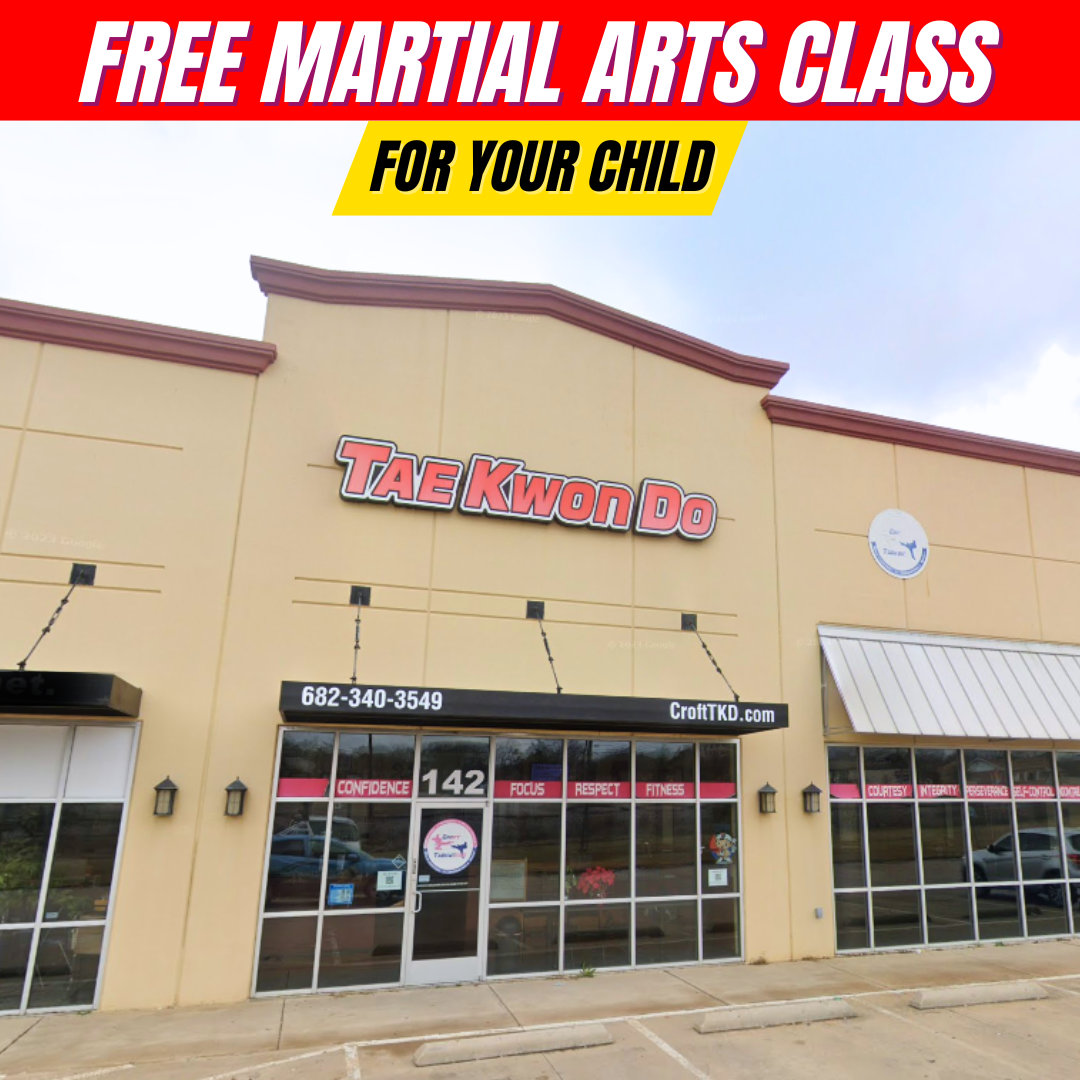 Croft Taekwondo & Haidong Gumdo Academy - Keller Facebook ad: FREE Martial Arts Class For Your Child!