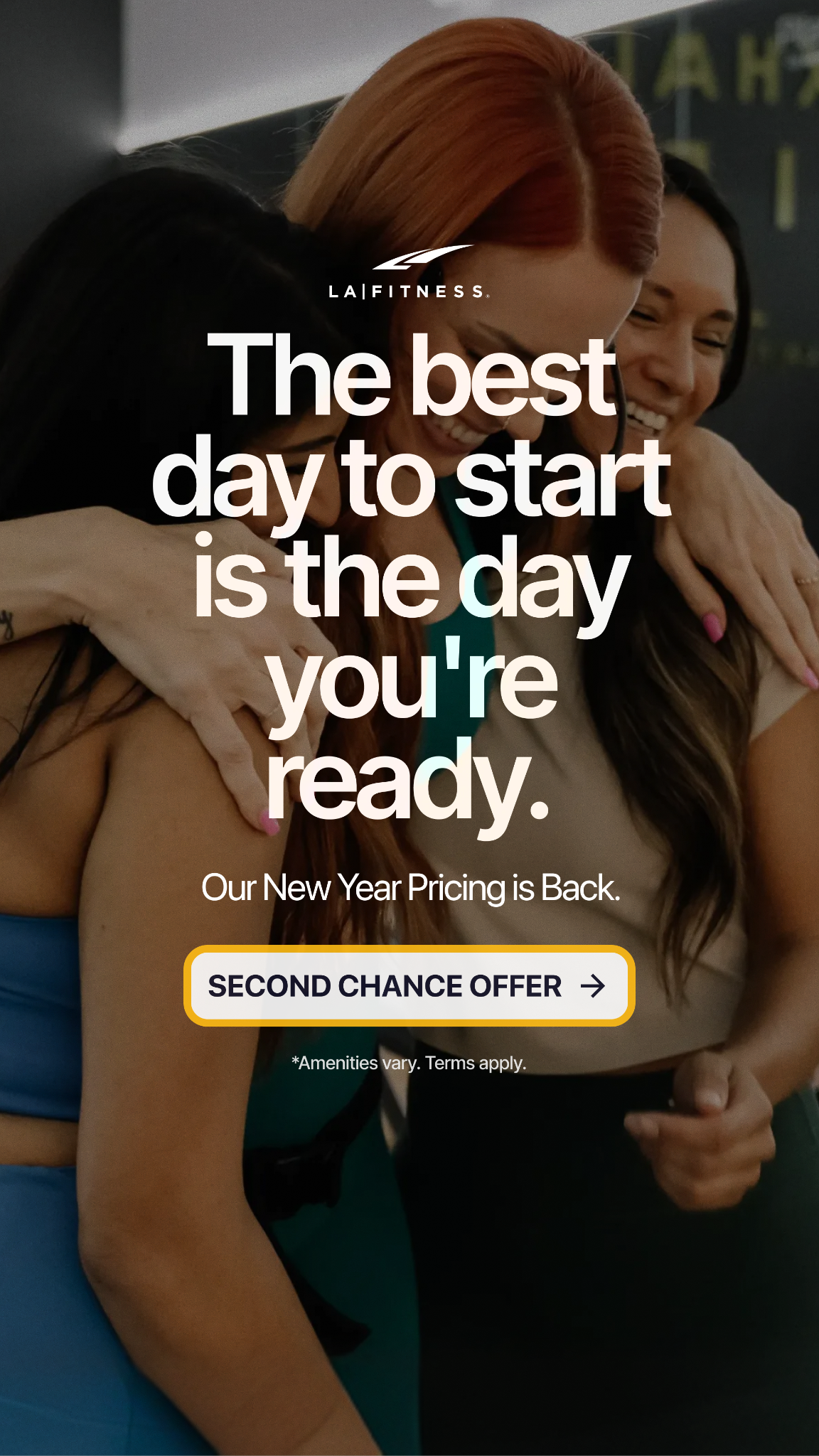 LA Fitness Facebook ad