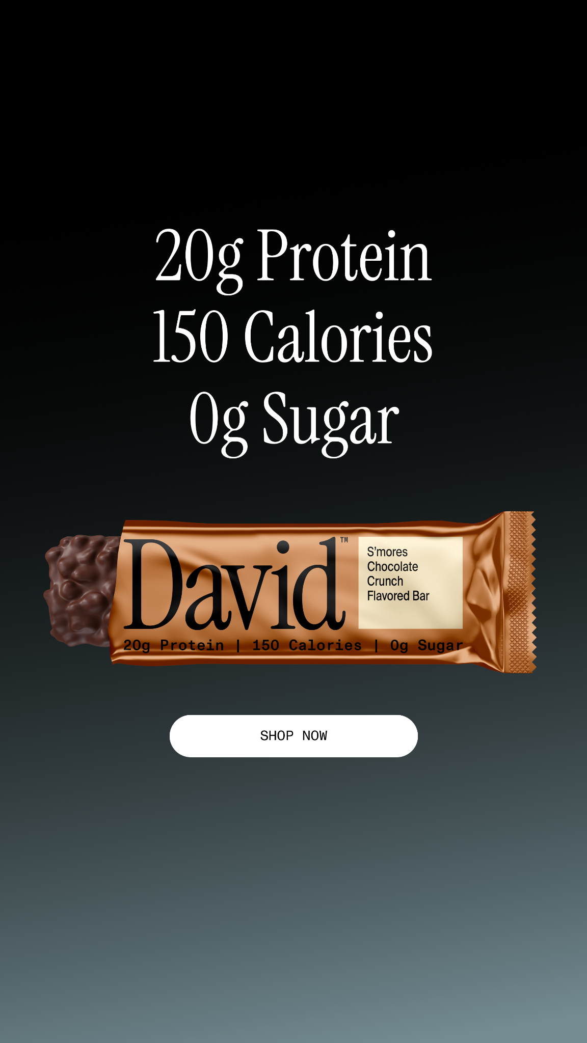David Protein Facebook ad